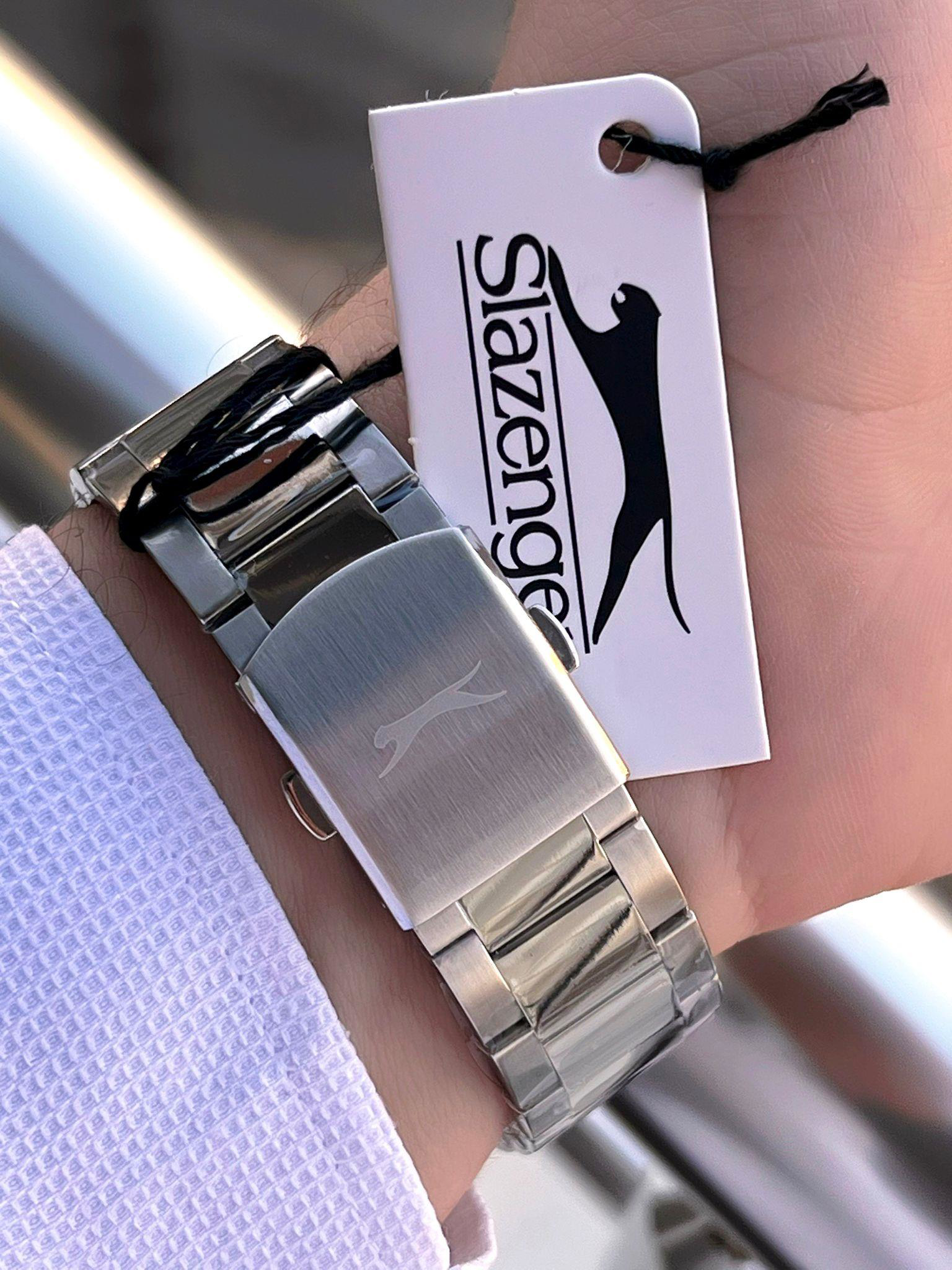 Slazenger Çelik Kordon İç Fonksiyonları Aktif 10 Atm Suya Dayanık Slazenger Çelik Kordon İç Fonksiyonları Aktif 10 Atm Suya Dayanık