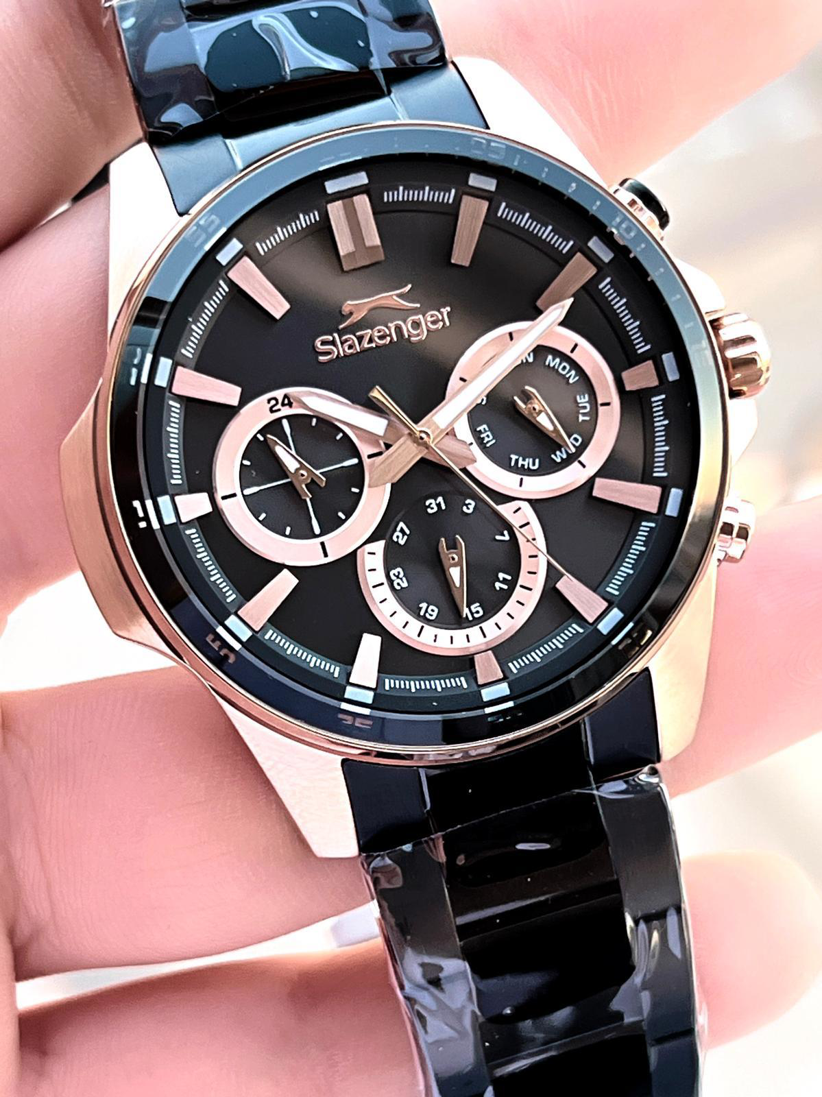 Slazenger Çelik Kordon İç Fonksiyonları Aktif 10 Atm Suya Dayanık Slazenger Çelik Kordon İç Fonksiyonları Aktif 10 Atm Suya Dayanık