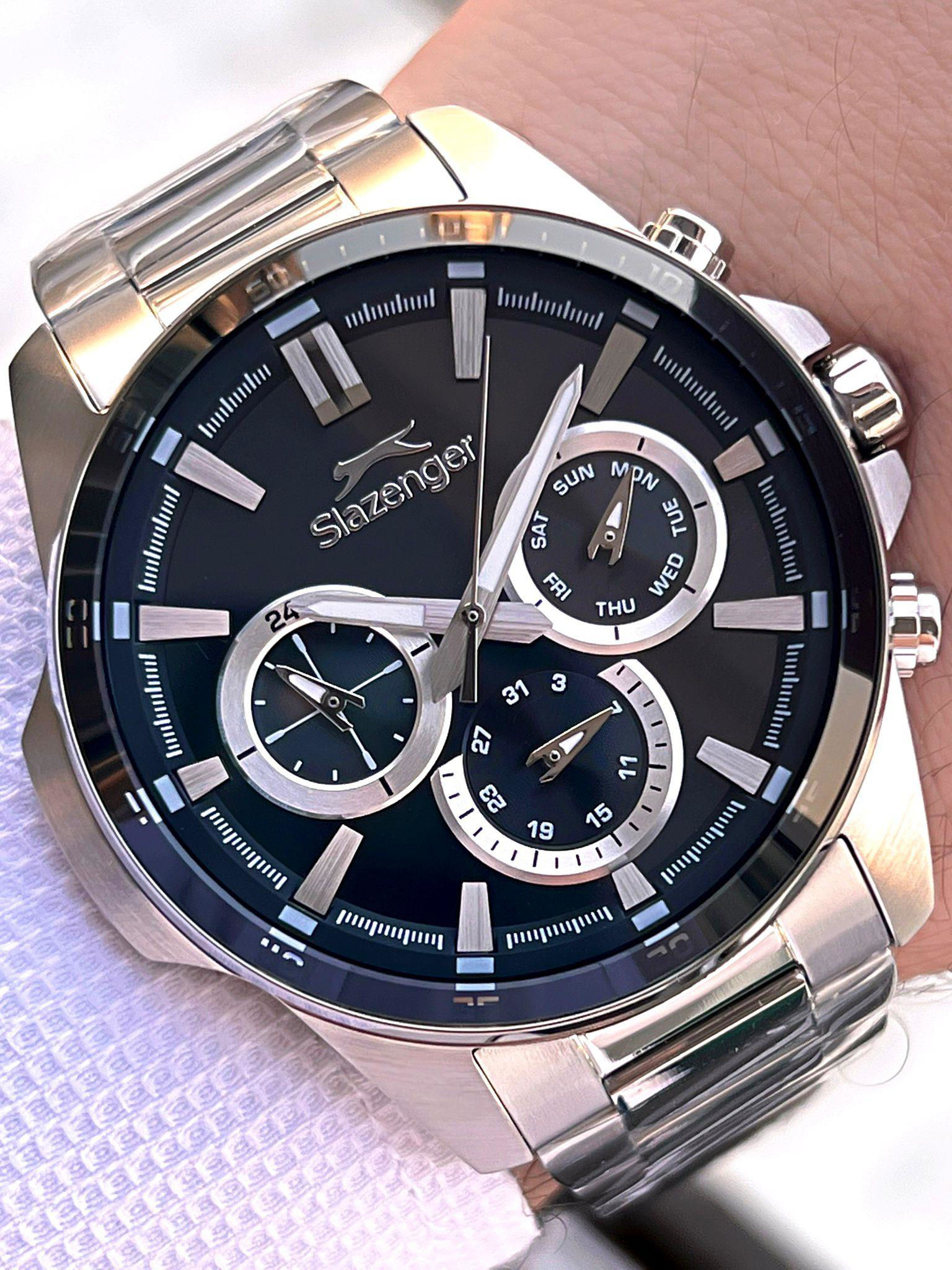 Slazenger Çelik Kordon İç Fonksiyonları Aktif 10 Atm Suya Dayanık Slazenger Çelik Kordon İç Fonksiyonları Aktif 10 Atm Suya Dayanık