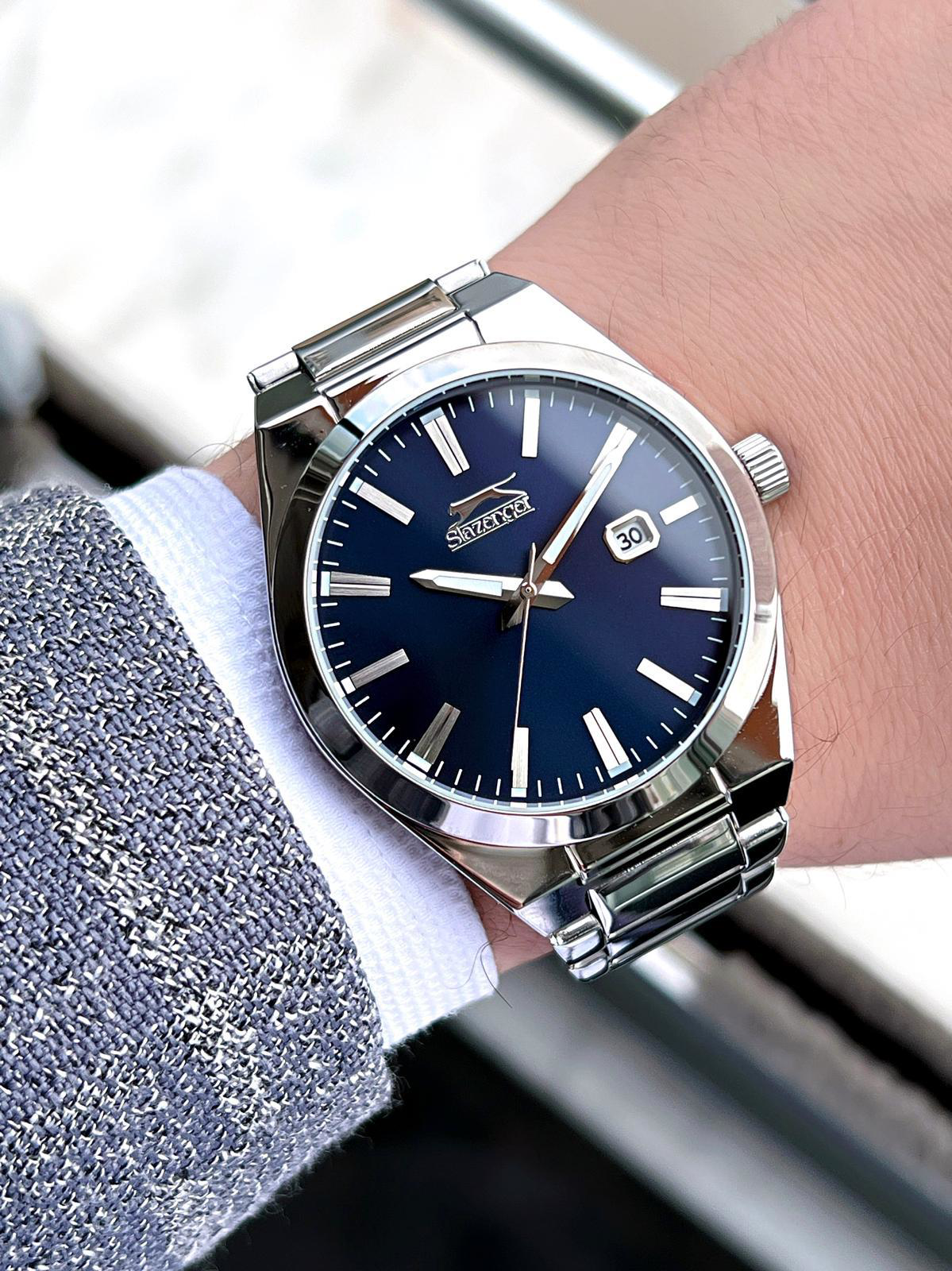 Slazenger Damatlık Ve Takım Elbiye Özel Çelik Kordon 5 Atm Suya D Slazenger Damatlık Ve Takım Elbiye Özel Çelik Kordon 5 Atm Suya D