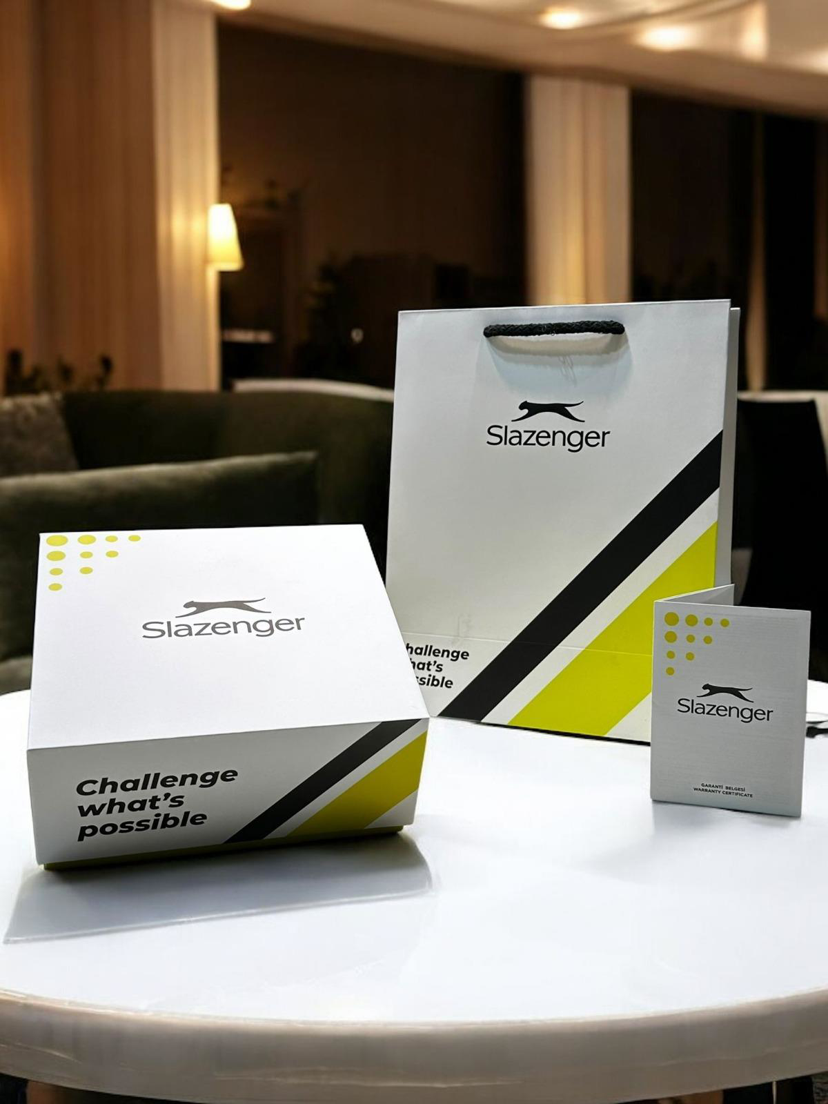 Slazenger Deri Kordon İç Fonksiyonları Aktif 10 Atm Suya Dayanıkl