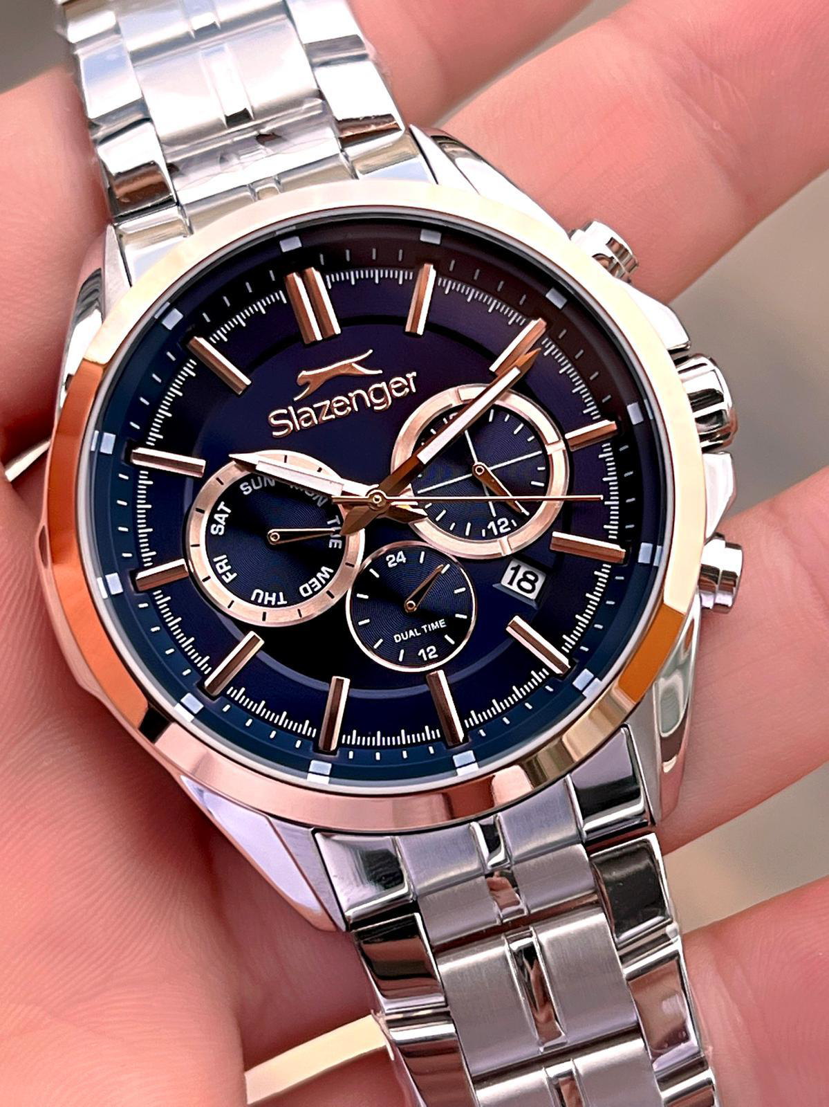 Slazenger Kasa Ve kordon Çelik 2 Yıl Garantili 10 Atm Fonksiyonla Slazenger Kasa Ve kordon Çelik 2 Yıl Garantili 10 Atm Fonksiyonla