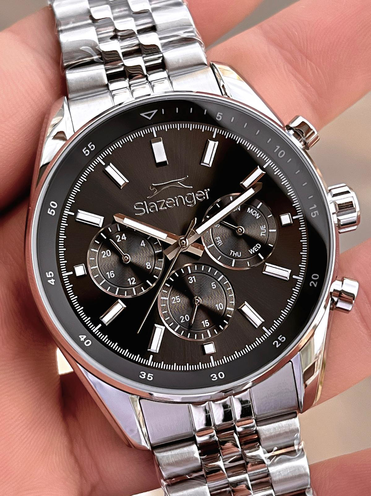 Slazenger Kasa Ve kordon Çelik 2 Yıl Garantili 10 Atm Fonksiyonla Slazenger Kasa Ve kordon Çelik 2 Yıl Garantili 10 Atm Fonksiyonla