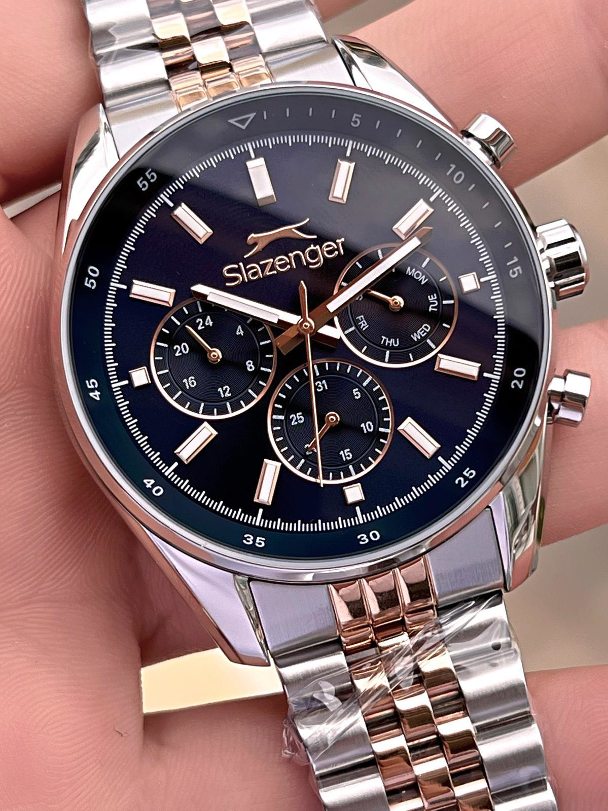 Slazenger Kasa Ve kordon Çelik 2 Yıl Garantili 10 Atm Fonksiyonla