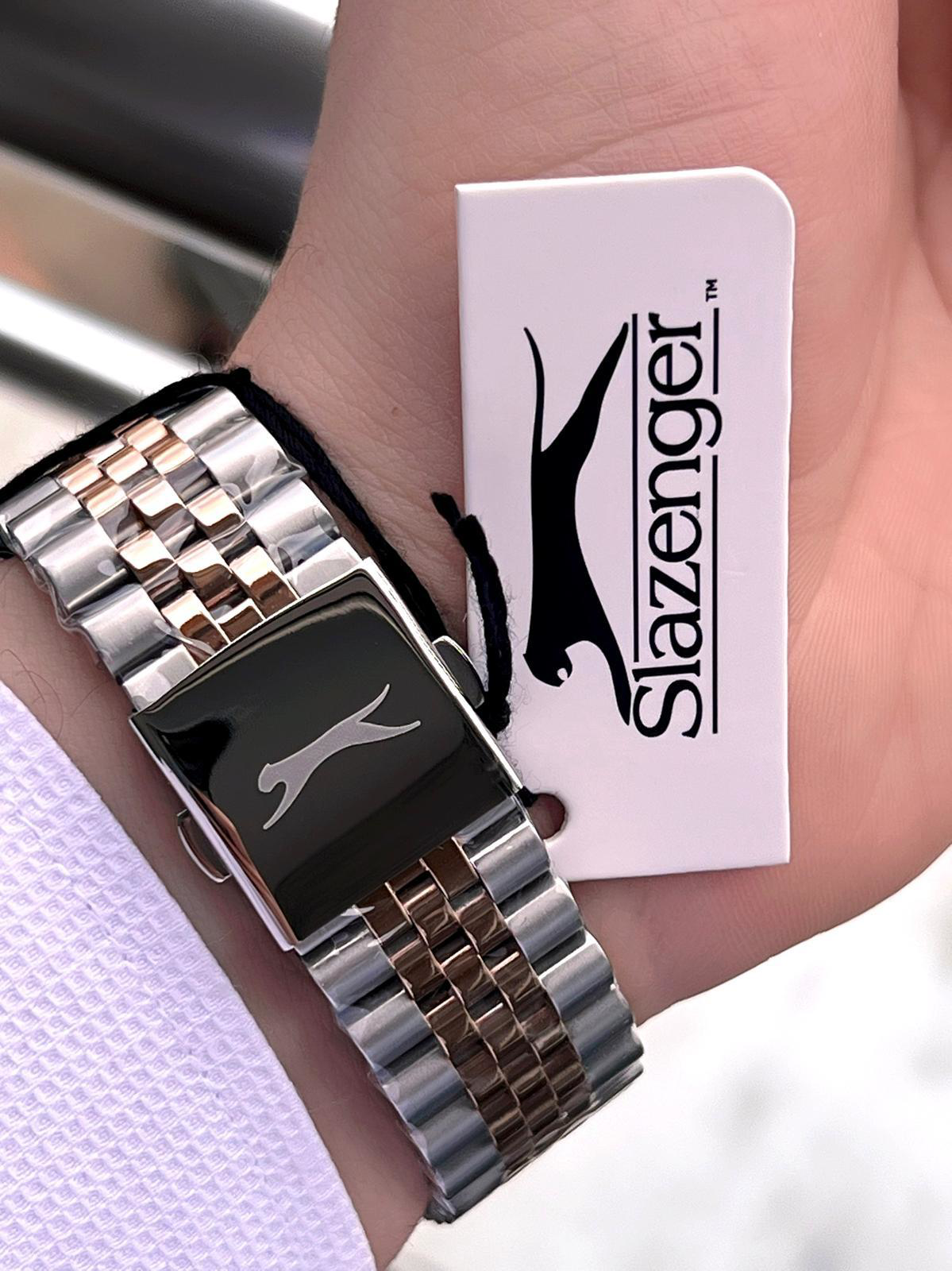 Slazenger Kasa Ve kordon Çelik 2 Yıl Garantili 10 Atm Fonksiyonla