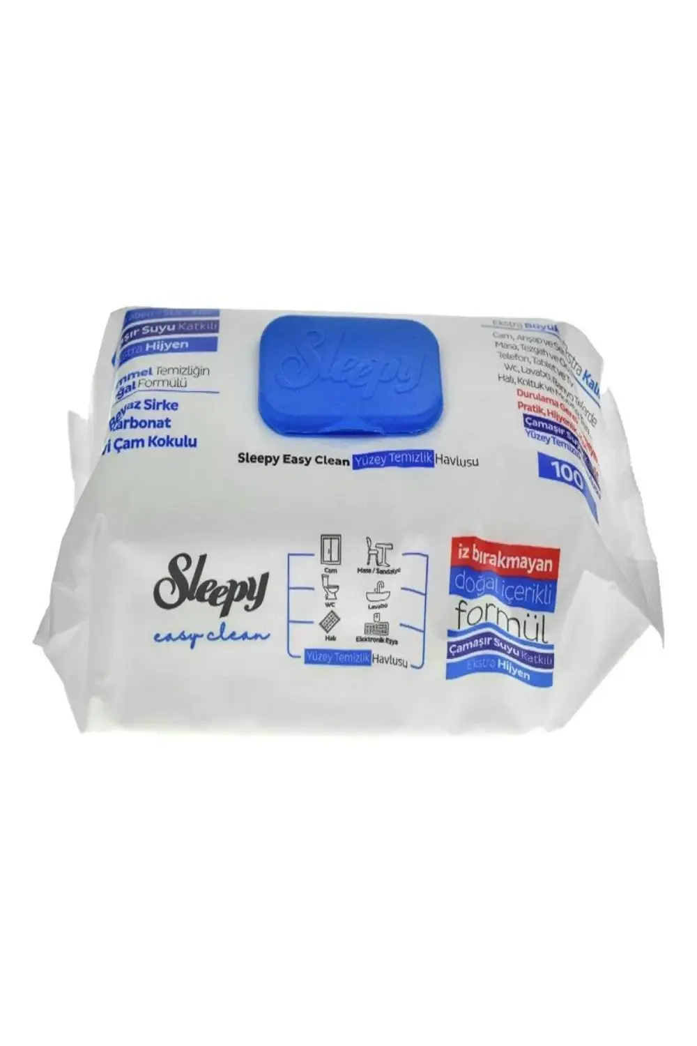 Sleepy 100 Lü Yüzey Temizlik Havlusu Çamaşır Suyu