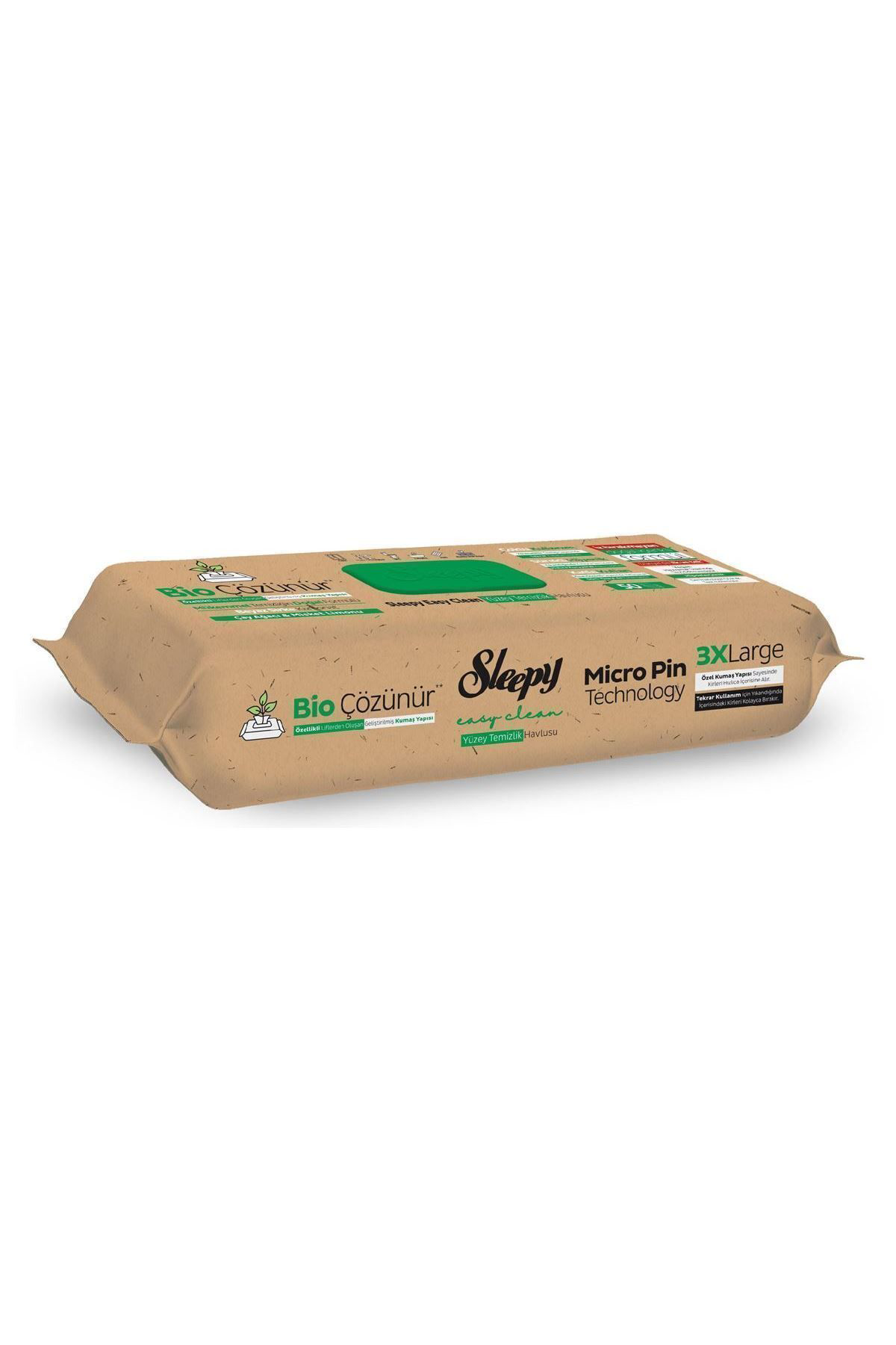 Sleepy Bio Çözünür Yüzey Temizlik Havlusu Karma Paket 3X50 (150 Y