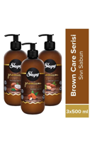 Sleepy Premium Brown Care Serisi Sıvı Sabun 3x500 Ml Sleepy Premium Brown Care Serisi Sıvı Sabun 3x500 Ml
