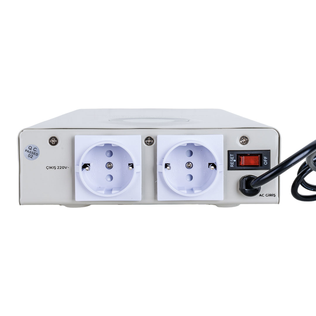SLIM-1500 OTOMATİK 900 WATT 1500VA VOLTAJ REGÜLATÖRÜ (4741)