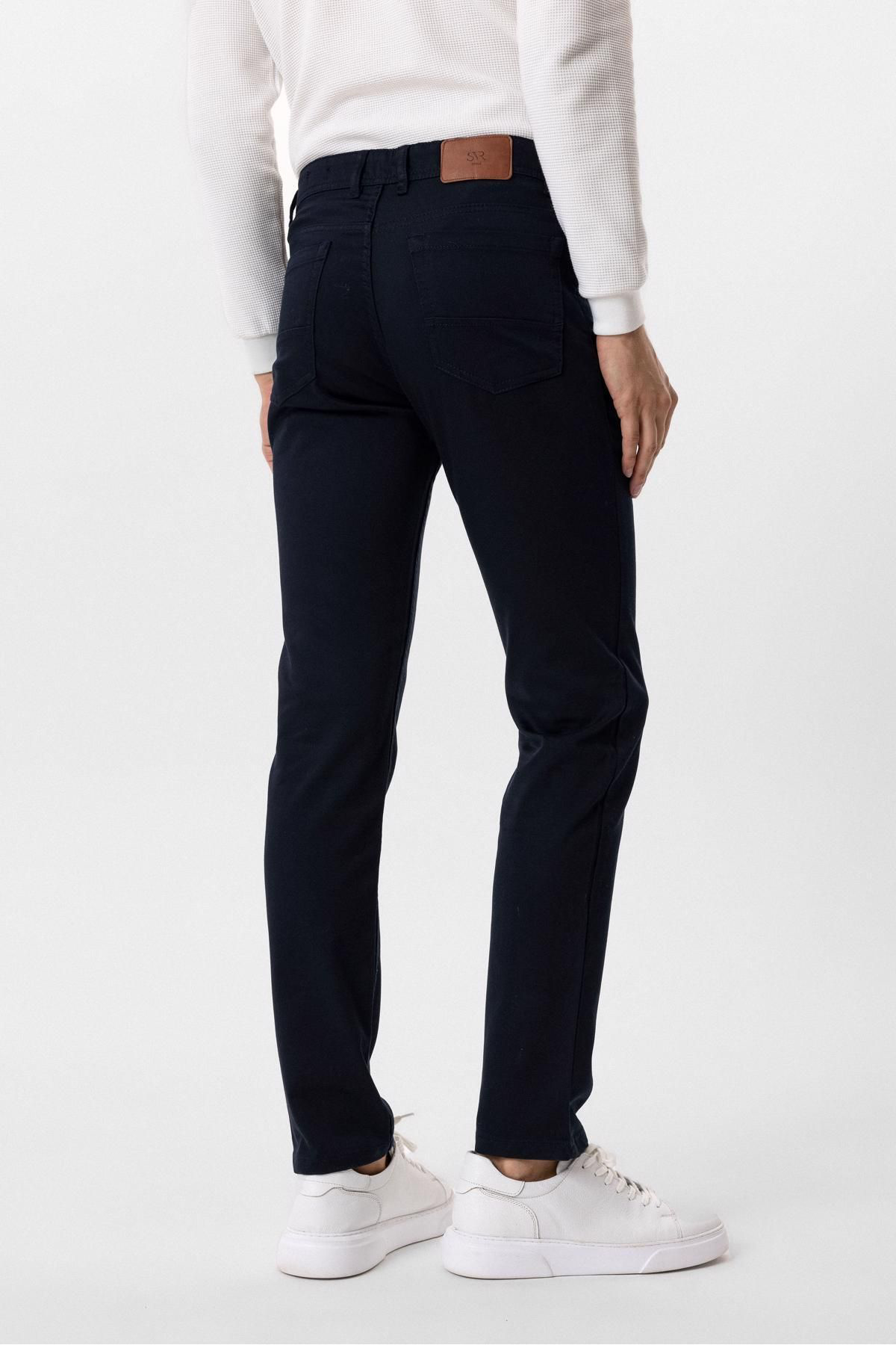 Süvari Slim 5 Cep Kalıp Düz Pantolon