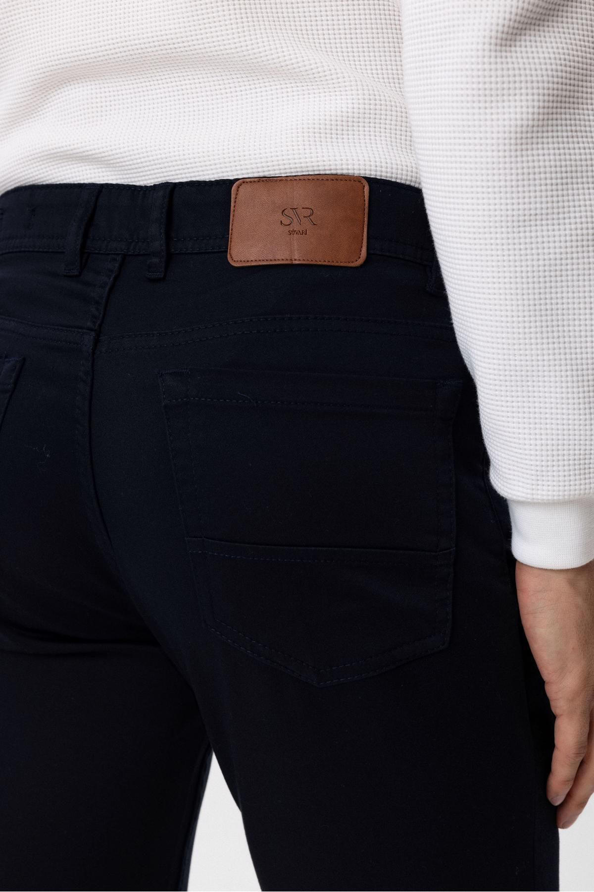 Süvari Slim 5 Cep Kalıp Düz Pantolon