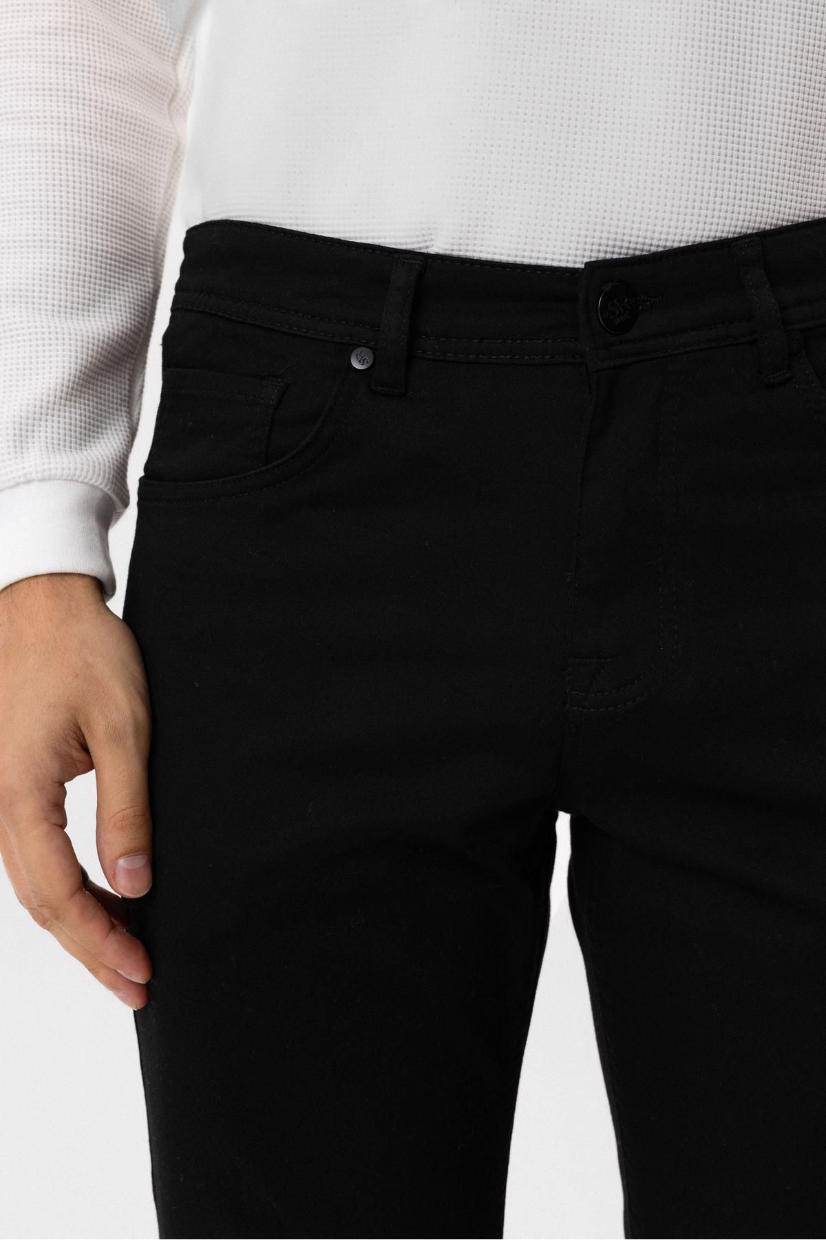 Süvari Slim 5 Cep Kalıp Düz Pantolon