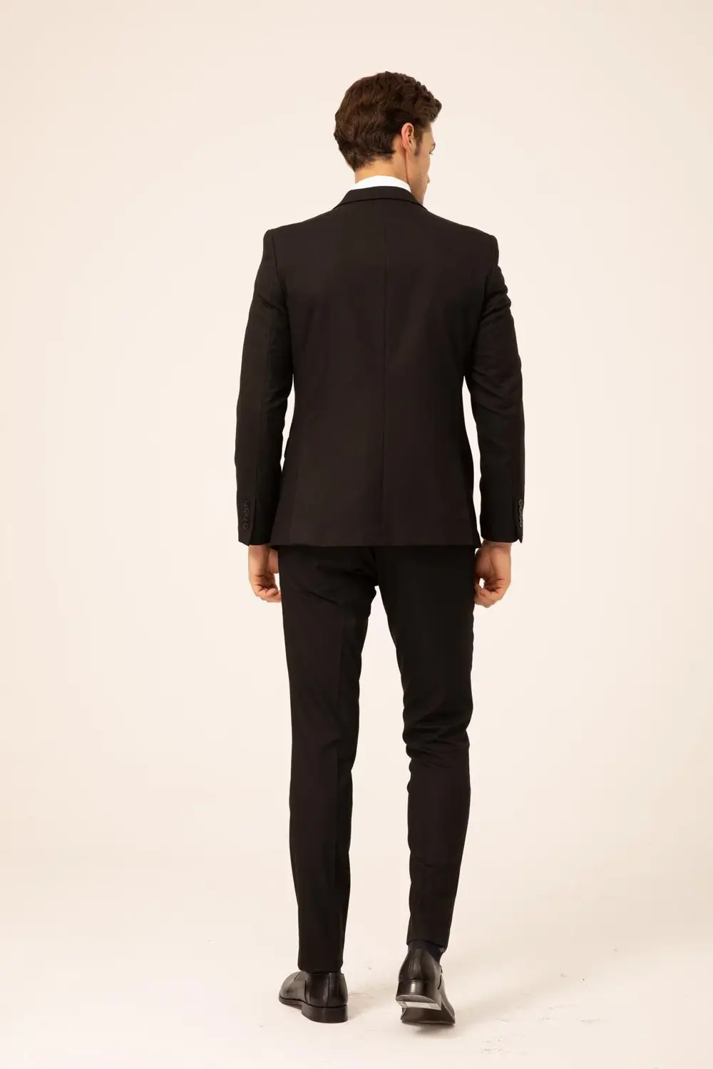 Süvari Slim Düz Takım Elbise