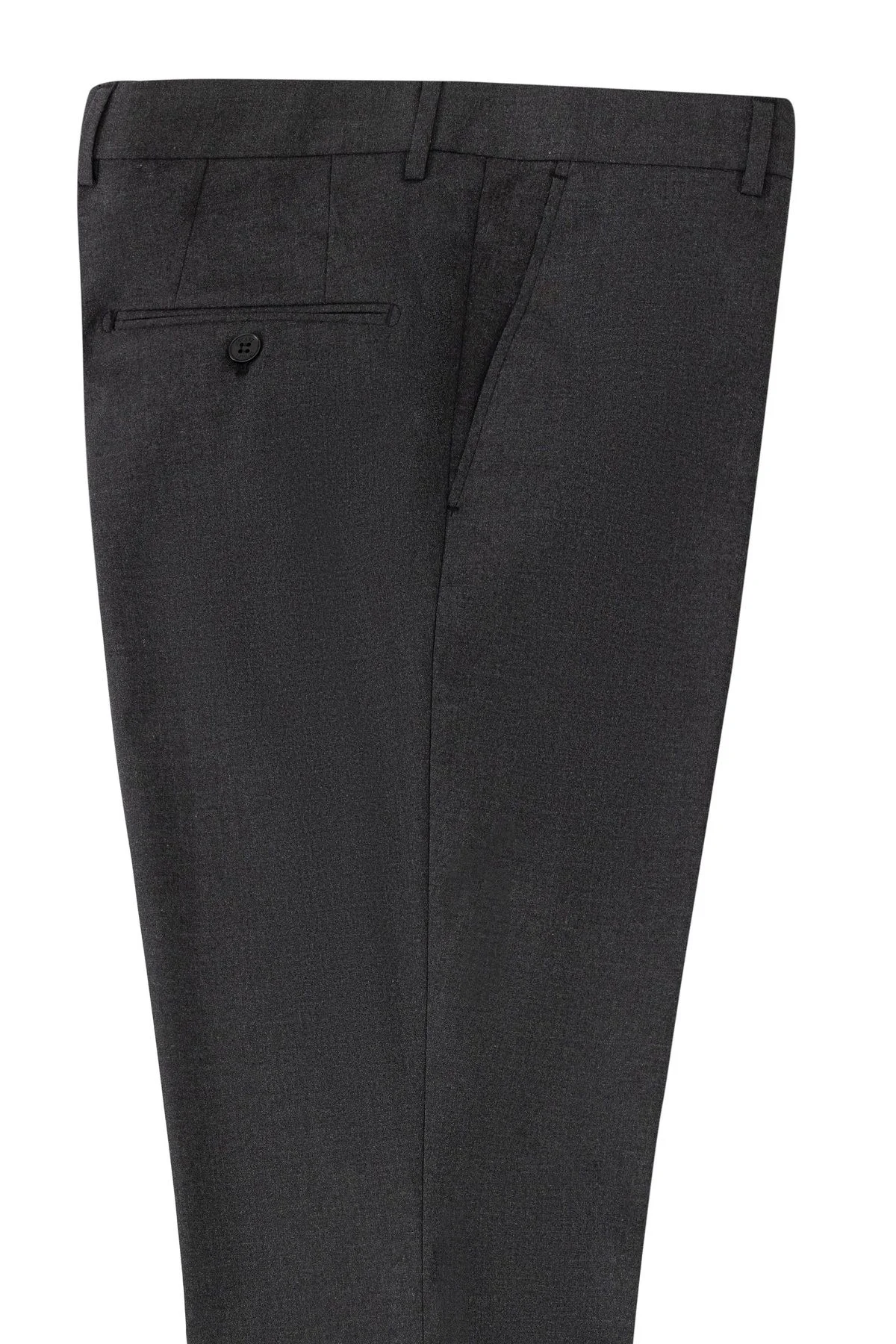 Slim Fit Bistre Erkek Kumaş Pantolon Slim Fit Bistre Erkek Kumaş Pantolon - Görsel 2