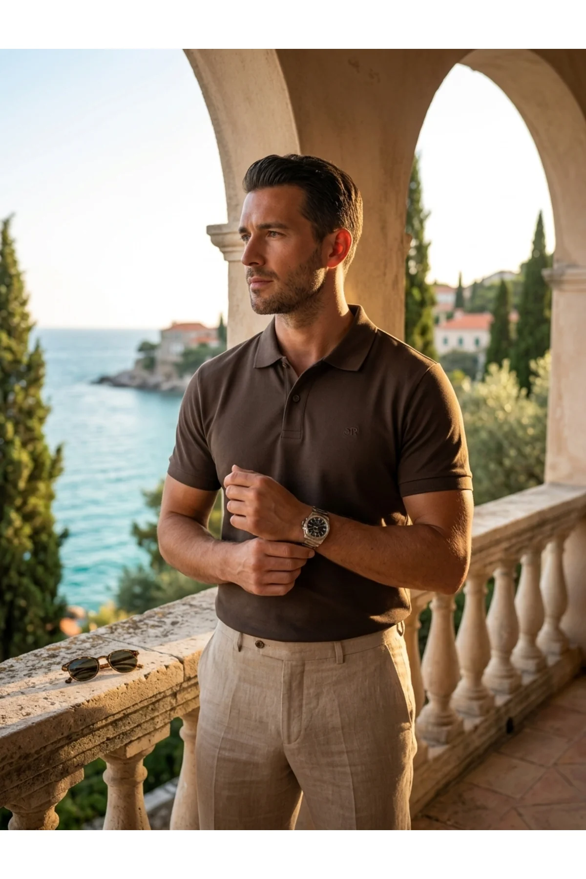 Slim Fit Düz Baskısız Pike Düğmeli Polo Yaka Nefes Alabilen T-shi Slim Fit Düz Baskısız Pike Düğmeli Polo Yaka Nefes Alabilen T-shi