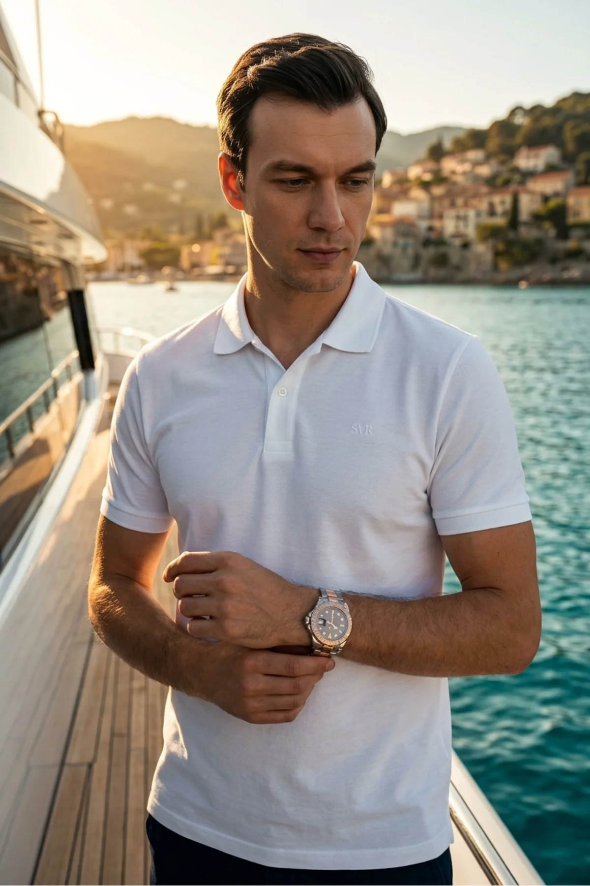 Slim Fit Düz Baskısız Pike Düğmeli Polo Yaka Nefes Alabilen T-shirt Slim Fit Düz Baskısız Pike Düğmeli Polo Yaka Nefes Alabilen T-shirt