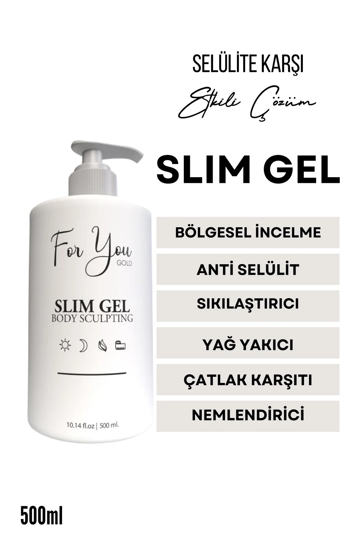 Slim Jel Inceltici - Sıkılaştırıcı-yağ Yakıcı–bölgesel Incelme-ça