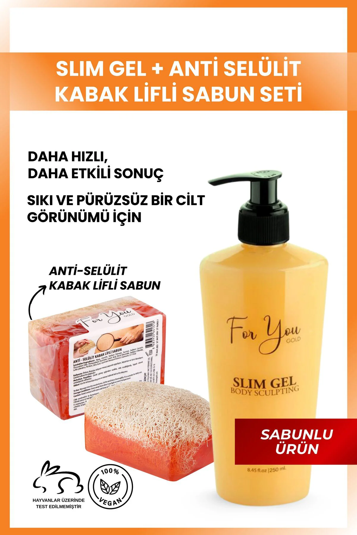 Slim Jel Inceltici - Sıkılaştırıcı - Yağ Yakıcı- Çatlak Karşıtı V