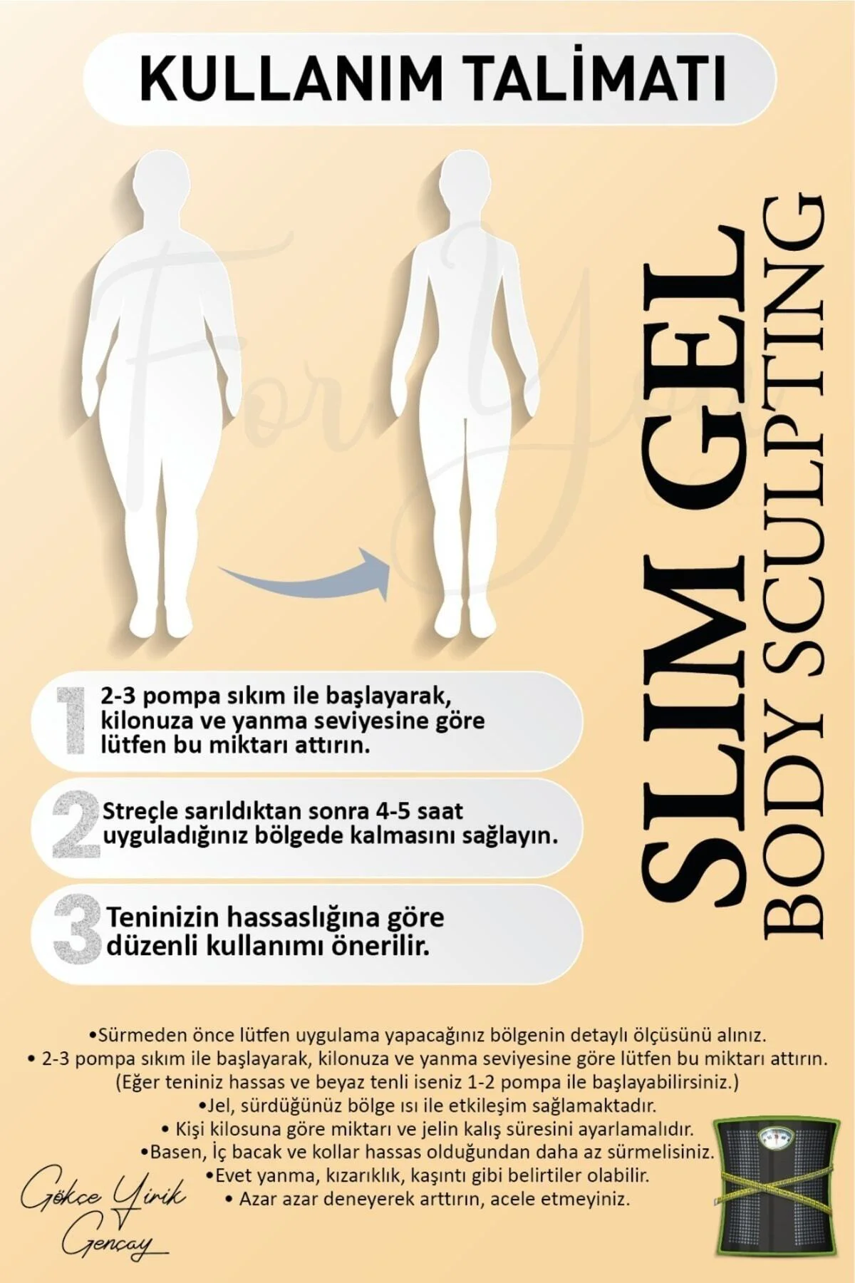 Slim Jel Inceltici-yağ Yakıcı-sıkılaştırıcı-toparlayıcı-çatlak Ve