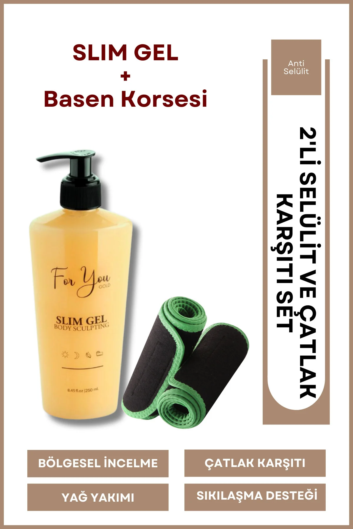 Slim Jel Inceltici-yağ Yakıcı-sıkılaştırıcı-toparlayıcı-çatlak Ve