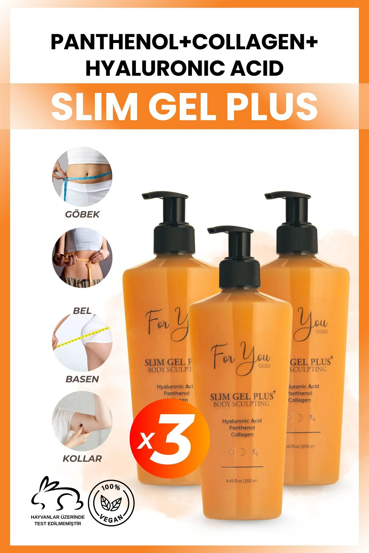 Slim Jel Plus Selülit Ve Çatlak Karşıtı Kolajen Destekli Incelmey