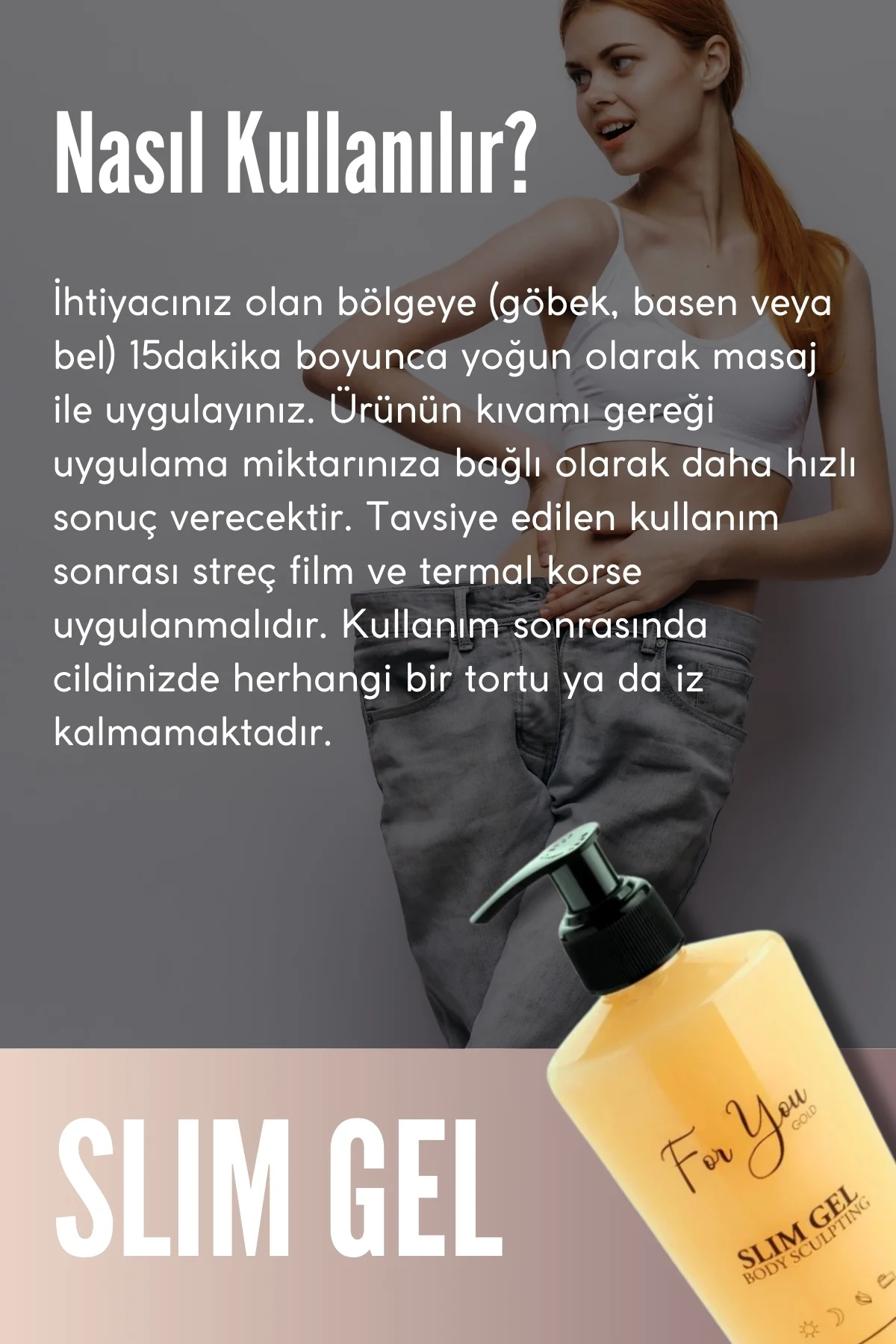 Slim Jel -Sıkılaştırıcı–bölgesel Incelme-Çatlak Karşıtı Ve Selüli