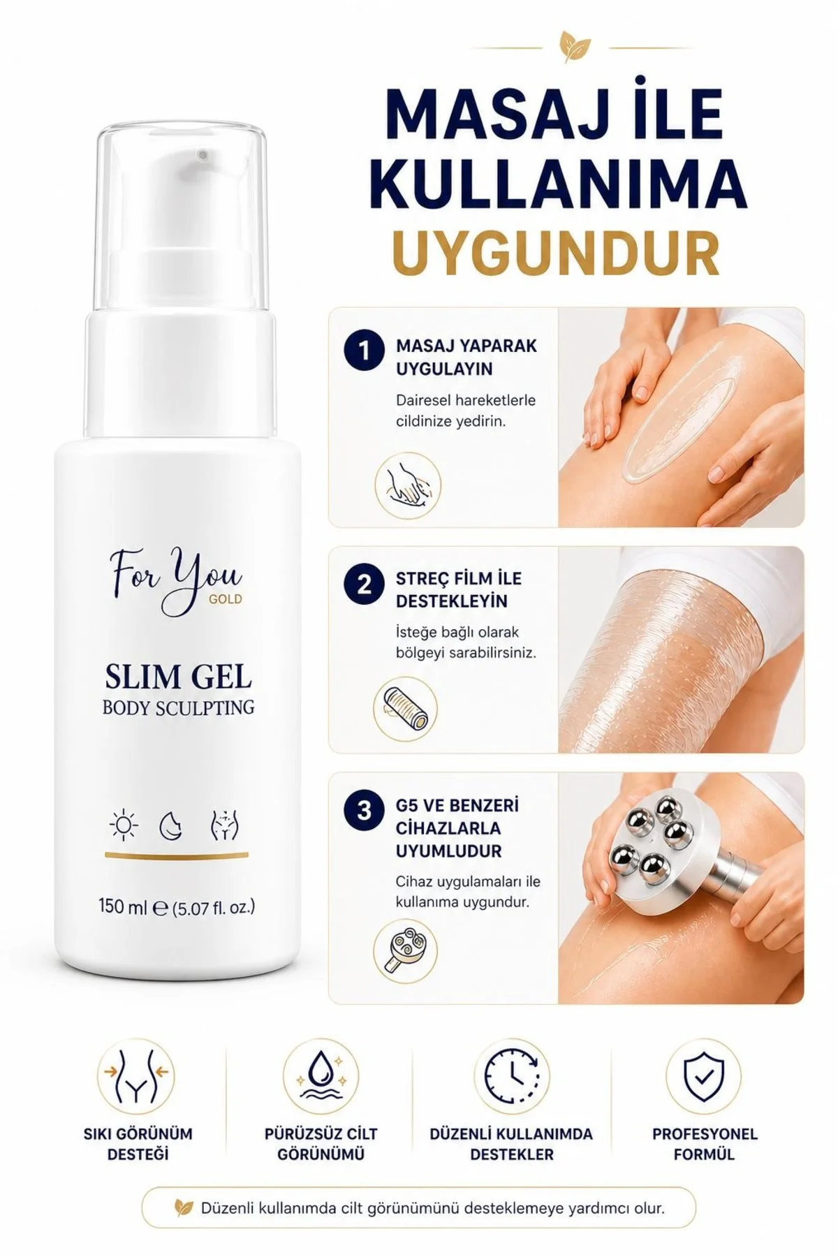 Slim Jel - Sıkılaştırıcı-Yağ Yakıcı–Bölgesel İncelme-Çatlak Karşı