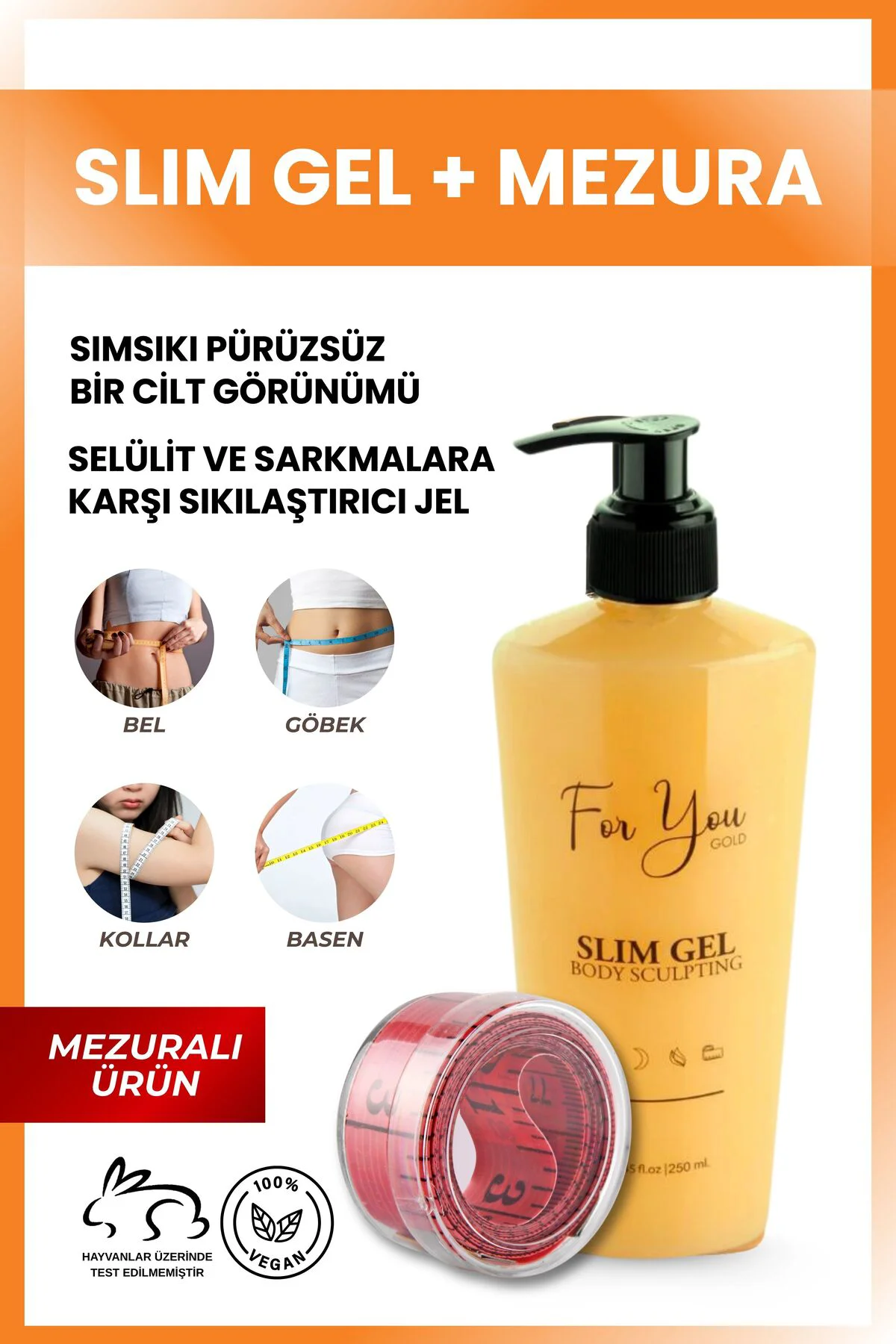 Slim Jel , Sıkılaştırıcı, Selülit Ve Çatlak Karşıtı Bakım Vücut Ş