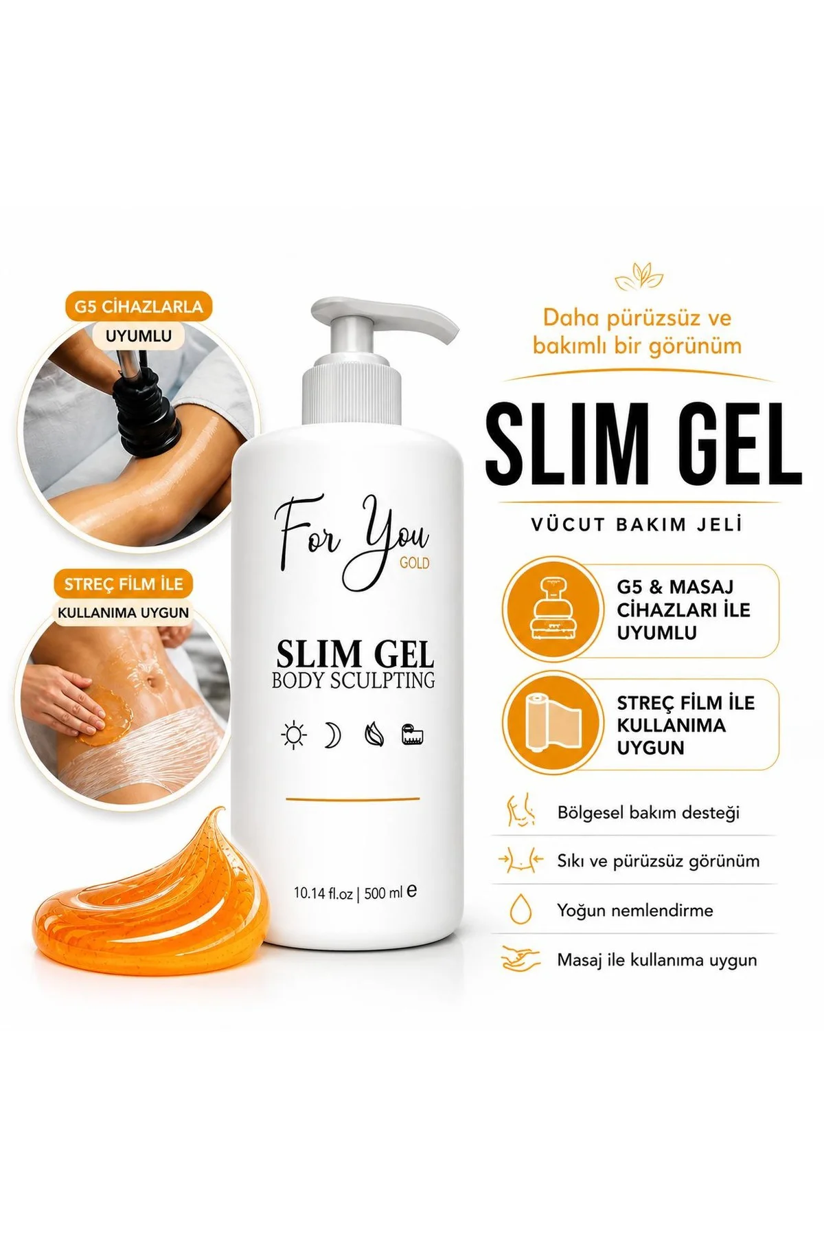 Slim Jel - Sıkılaştırıcı- Çatlak Karşıtı Ve Selülit Kremi - Yakan
