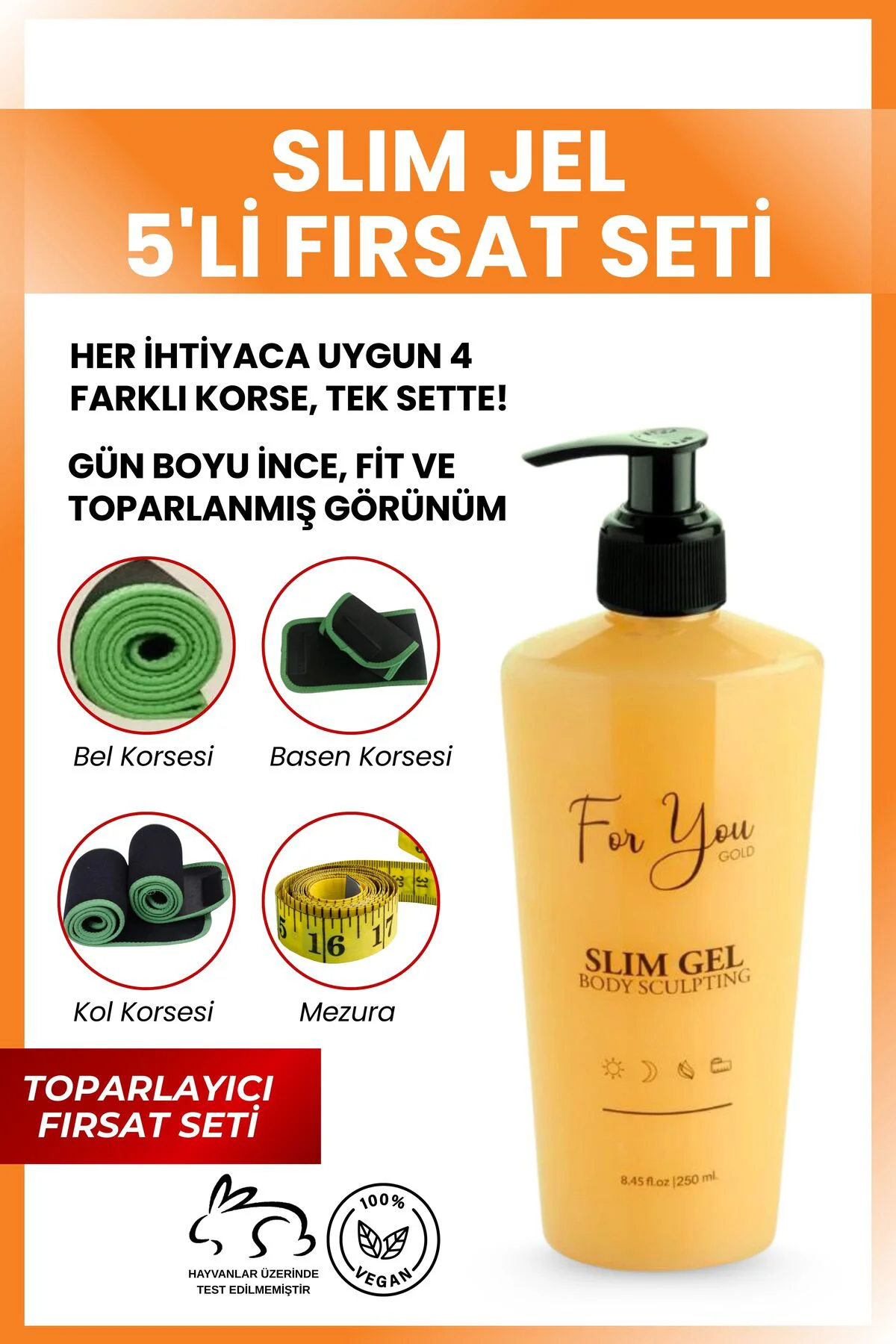 Slim Jel - Sıkılaştırıcı - Toparlayıcı - Çatlak Ve Selülit Bakım 