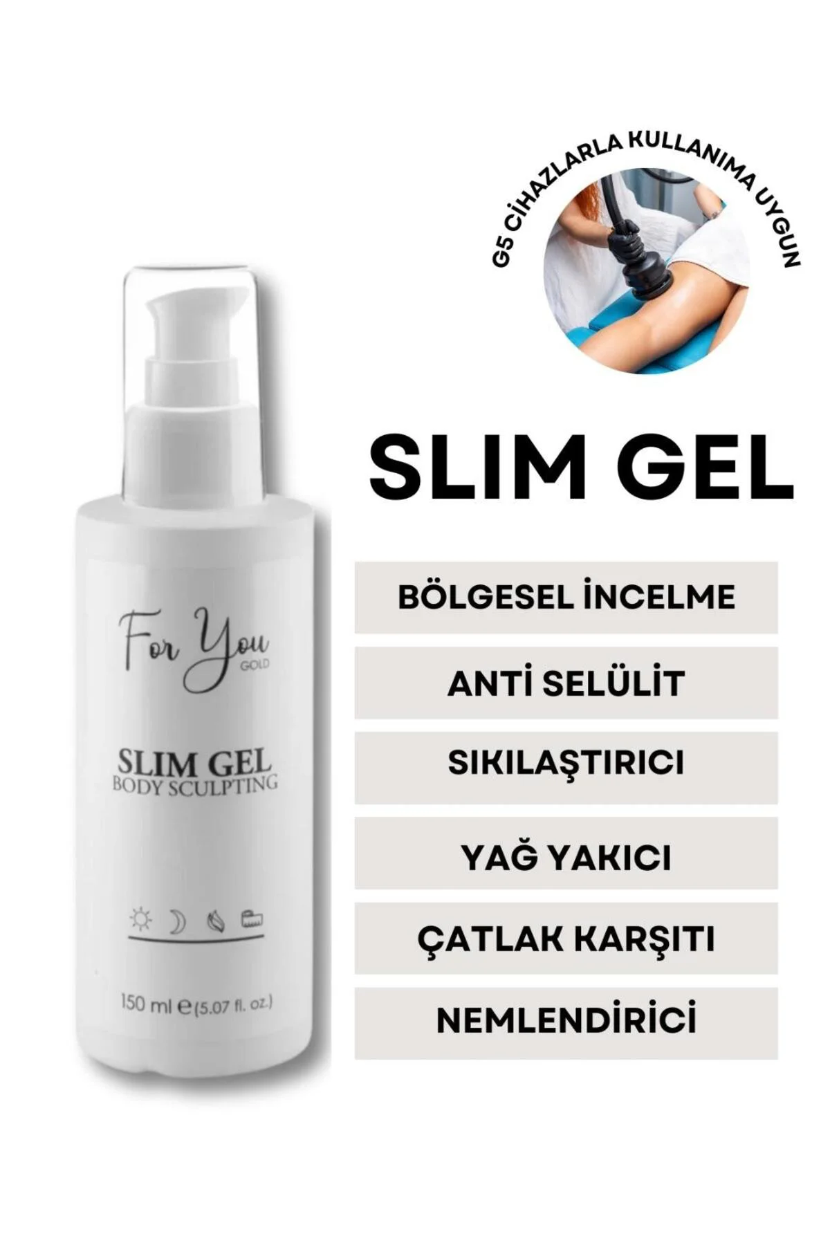 Slim Jel - Sıkılaştırıcı-Yağ Yakıcı–Bölgesel İncelme-Çatlak Karşı