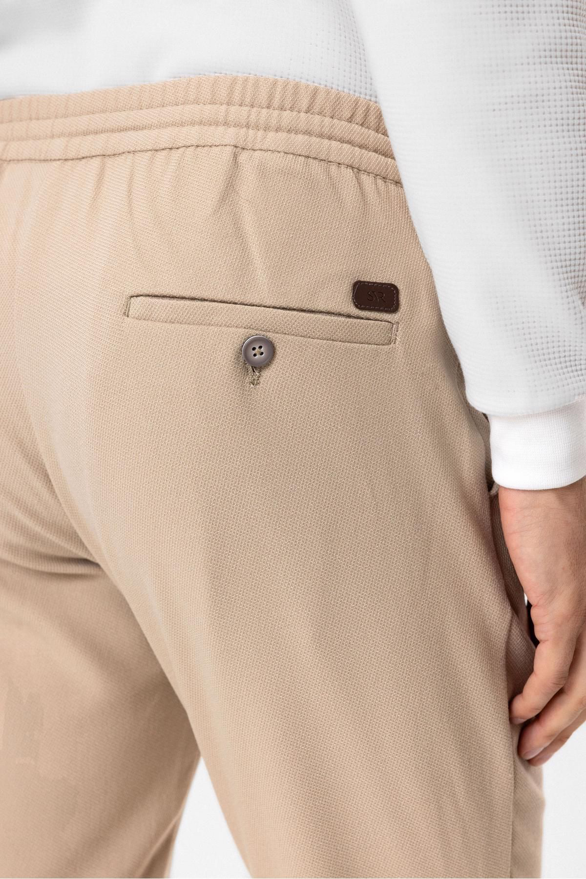 Think + Slim Kalıp Armürlü Jogger Pantolon