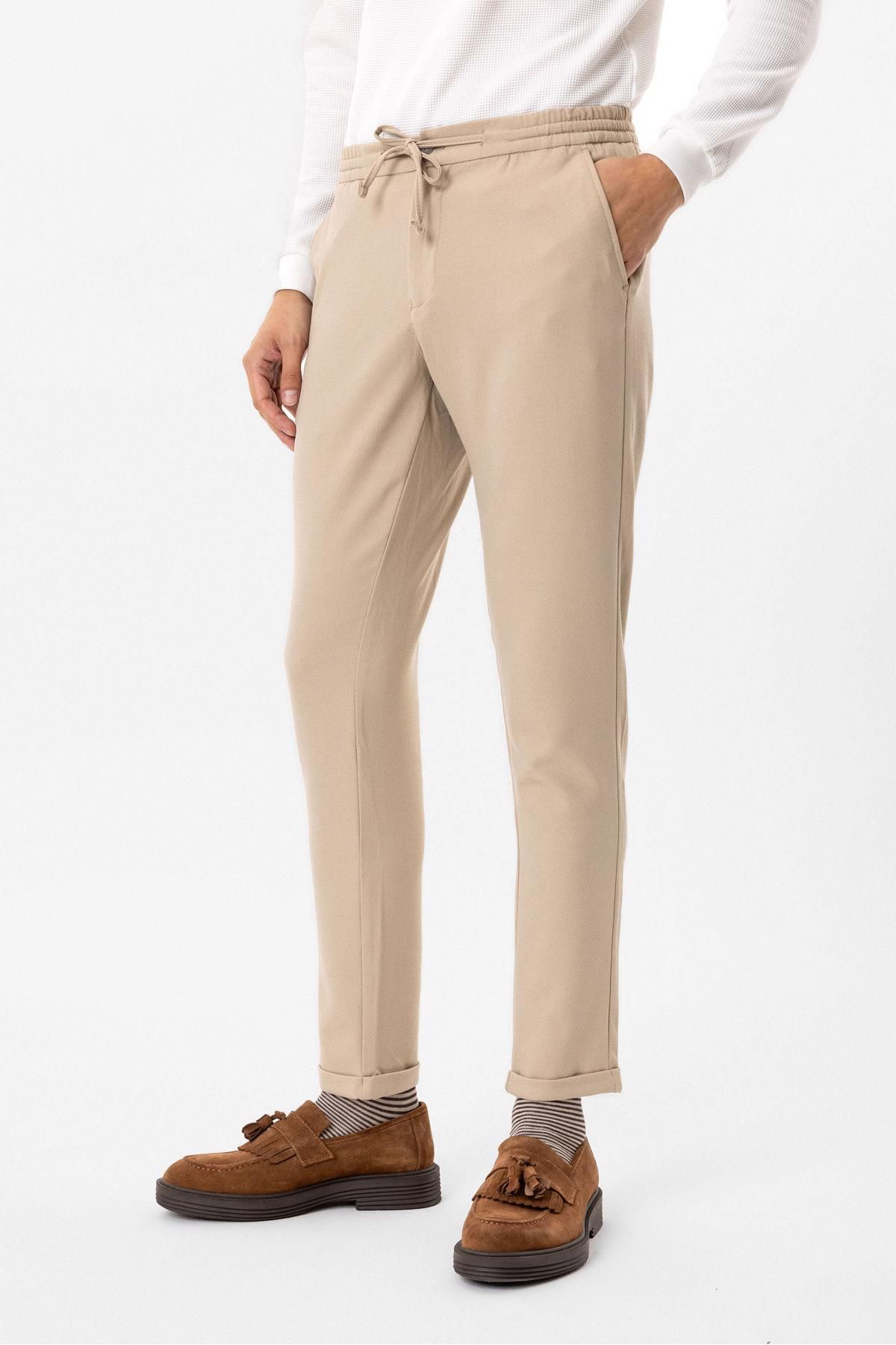 Think + Slim Kalıp Armürlü Jogger Pantolon