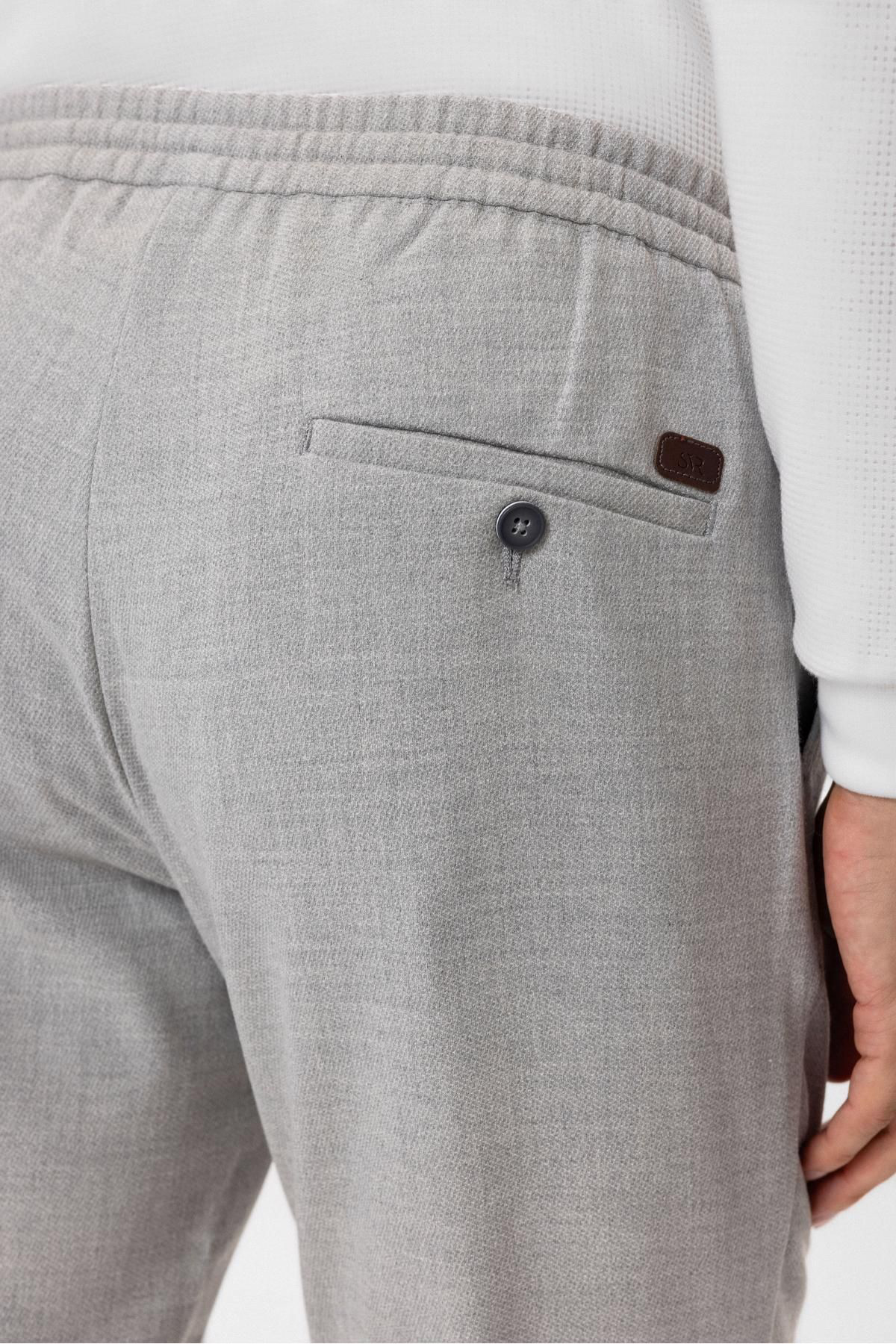 Süvari Slim Kalıp Armürlü Jogger Pantolon