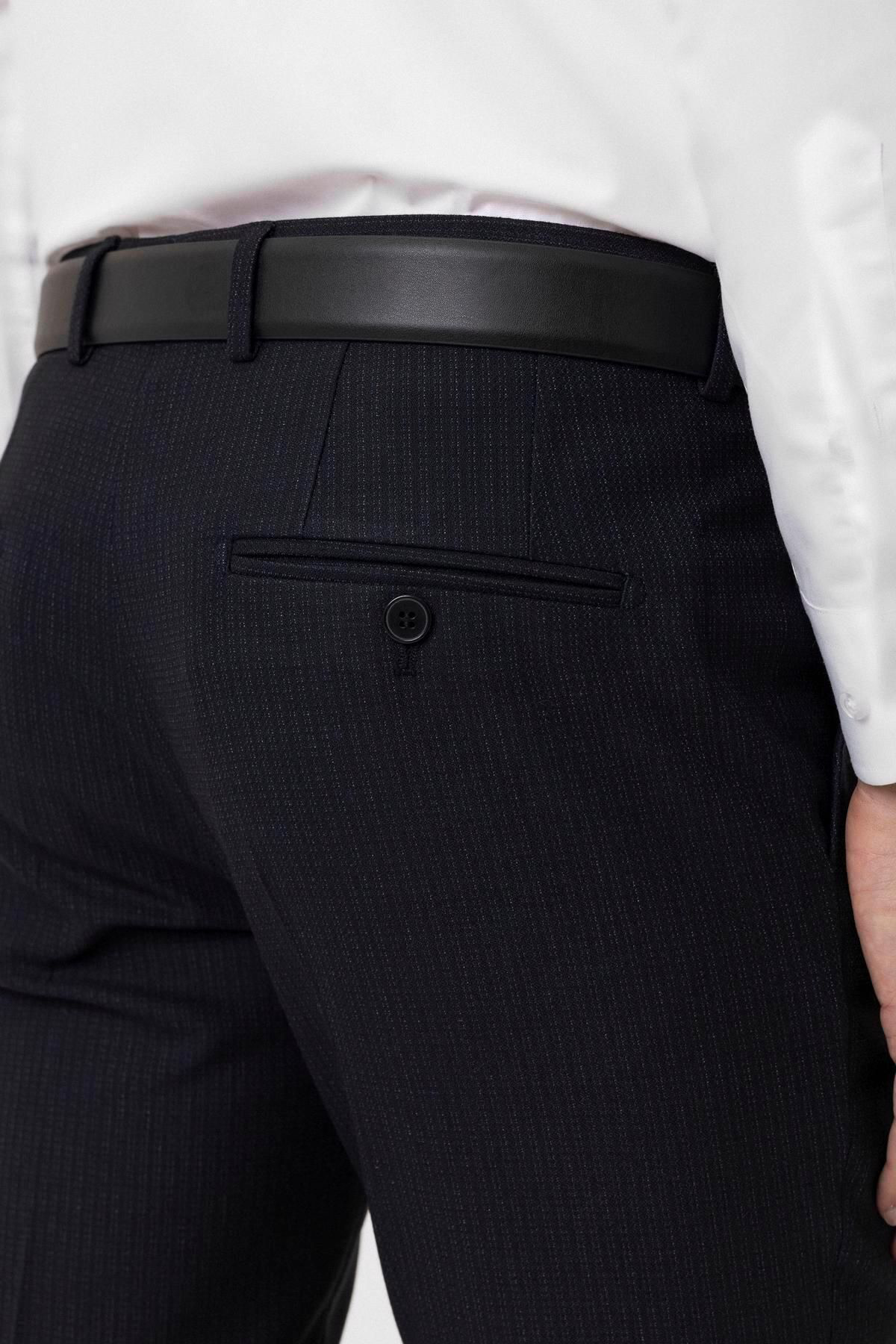 Think + Slim Kalıp Desenli Pantolon