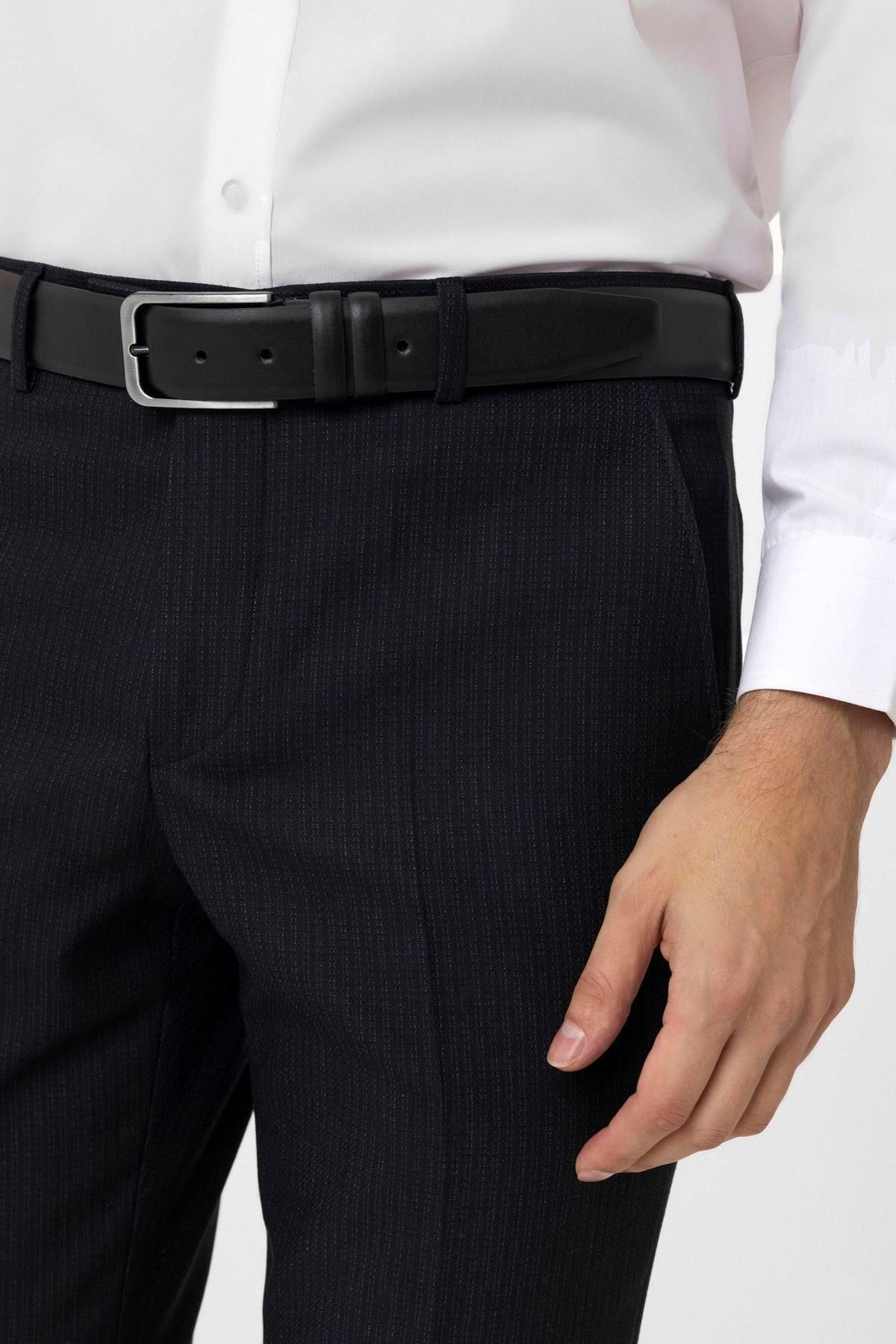 Think + Slim Kalıp Desenli Pantolon