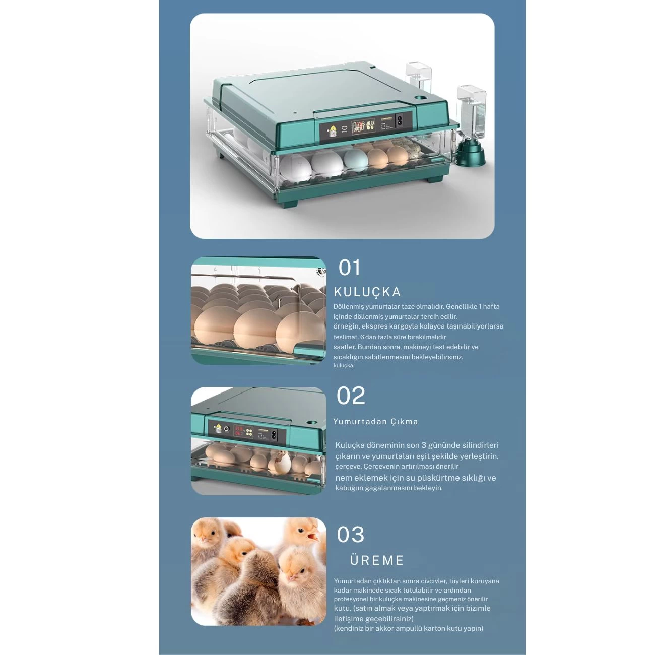 Slim Yeni Model 130’lu Gün Sayaçlı Otomatik Kuluçka Makinesi – Ta Slim Yeni Model 130’lu Gün Sayaçlı Otomatik Kuluçka Makinesi – Ta