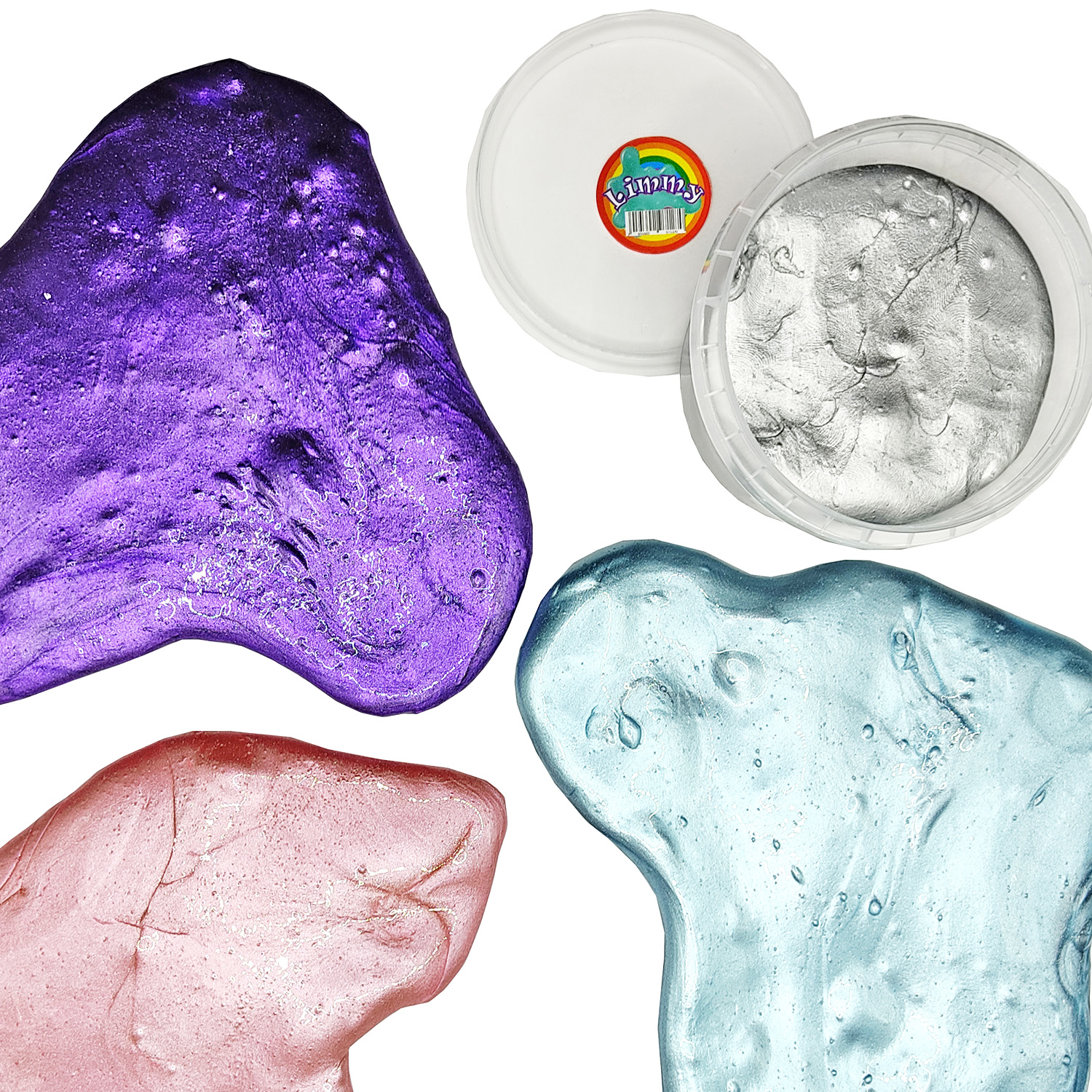 Limmy Slime Enjoy Metalik Oyun Jeli Ele Yapışmaz Renkli Polymer Slime E