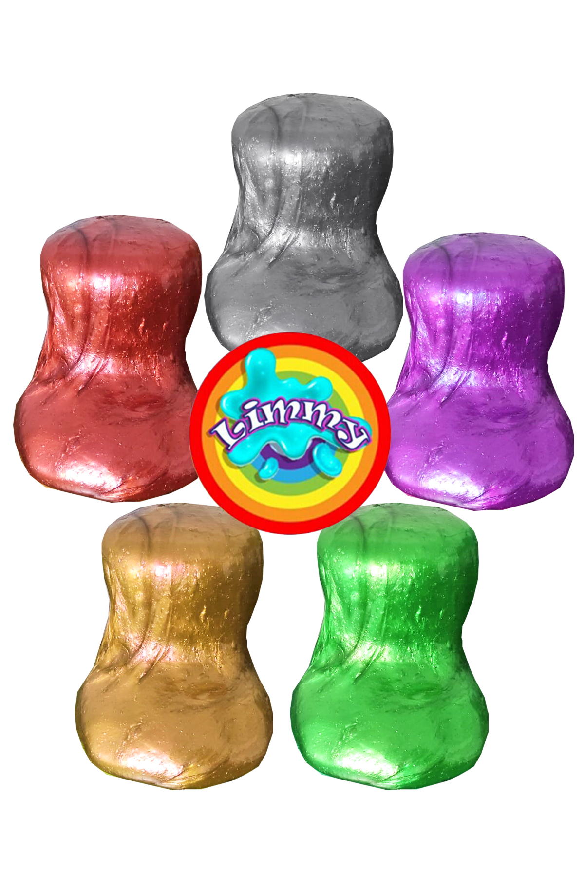 Limmy Slime Enjoy Metalik Oyun Jeli Ele Yapışmaz Renkli Polymer Slime E