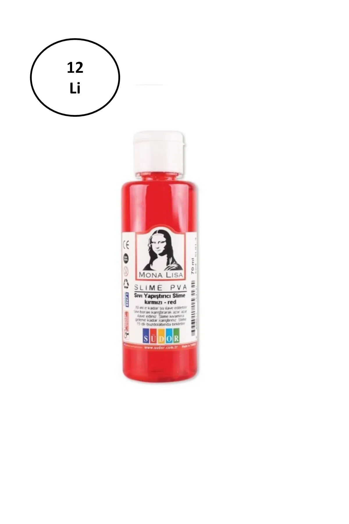 Slime Yapıştırıcı 70 ml Sıvı Slime Pva Renkli Sılaym 70 Ml Sıvı Y