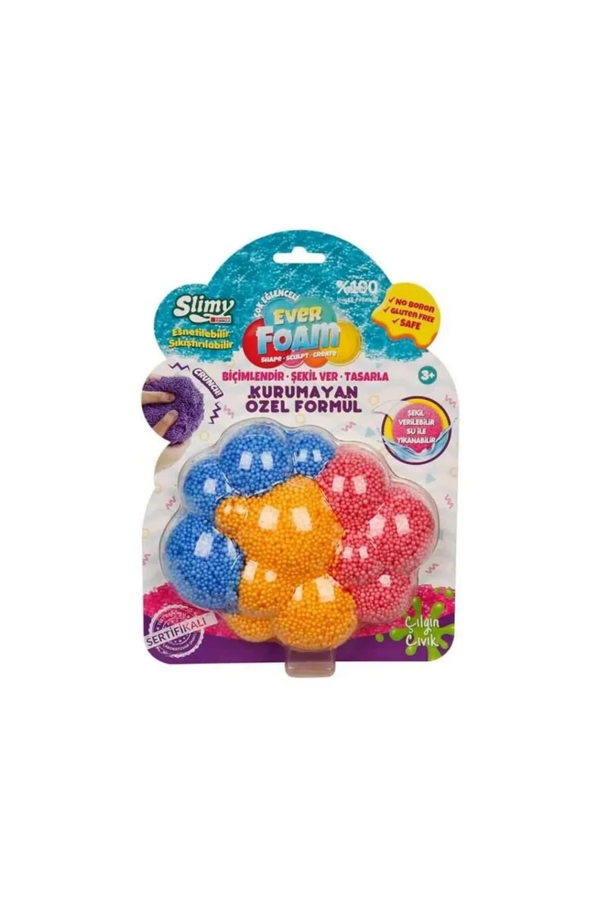 Slimy Ever Foam 3 Renkli Slime