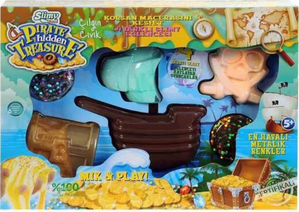 Slimy Korsan Temalı Kutulu Set - 33487 Lisinya