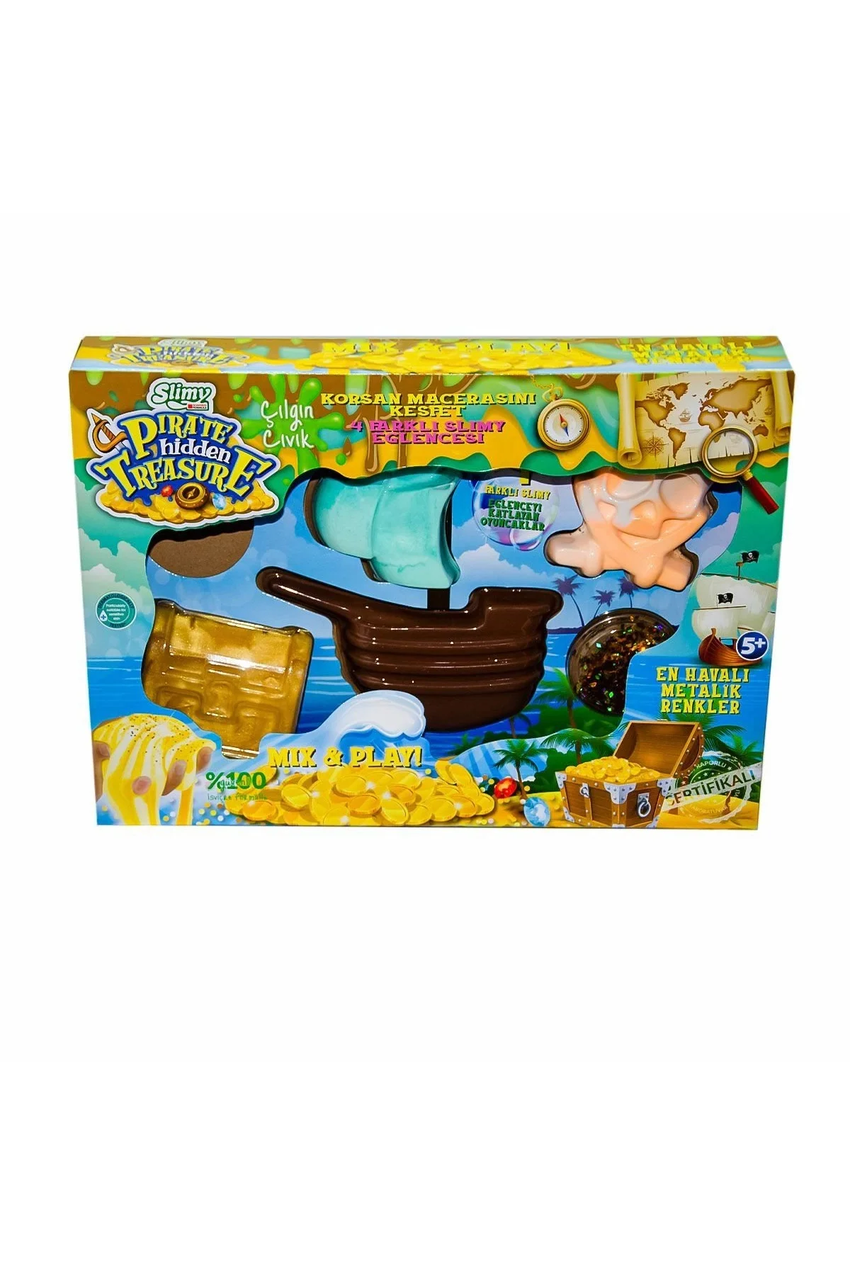 Slimy Korsan Temalı Kutulu Set - 33487 (Lisinya)