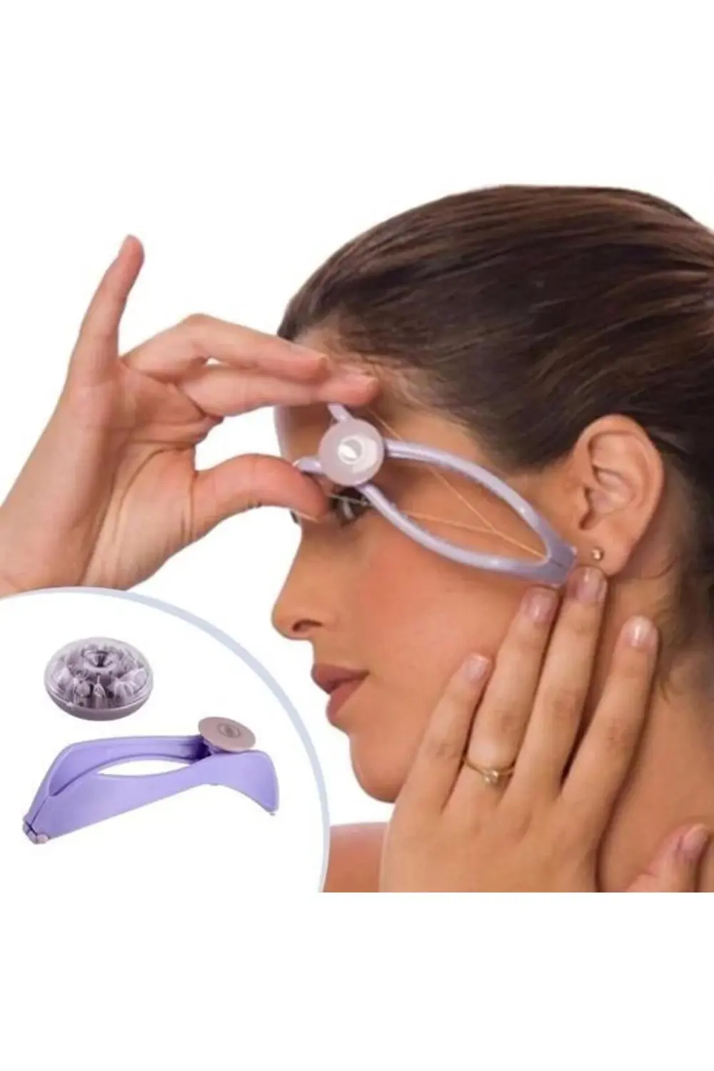 ® Slique Pratik İple Kaş Bıyık Tüy Alma Epilasyon Aleti Makinesi