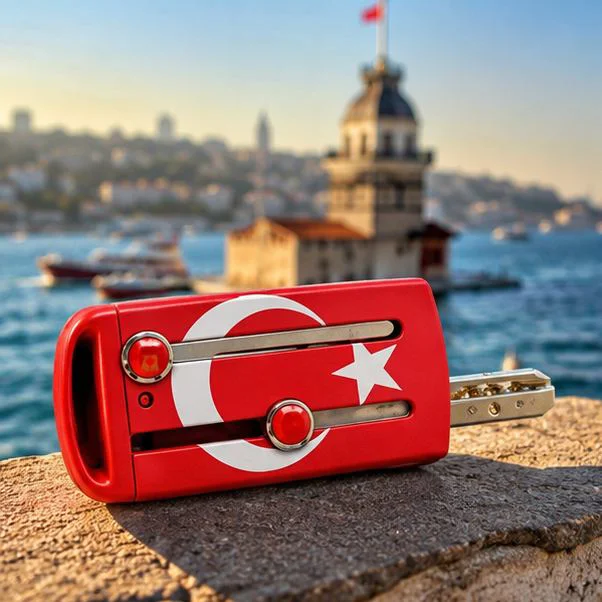 Slot Ayyıldız Anahtarlık Anahtar Kabı 4 Adet Boncuklu