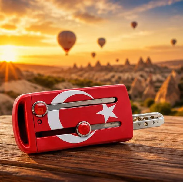 Slot Ayyıldız Anahtarlık Anahtar Kabı 4 Adet Boncuklu