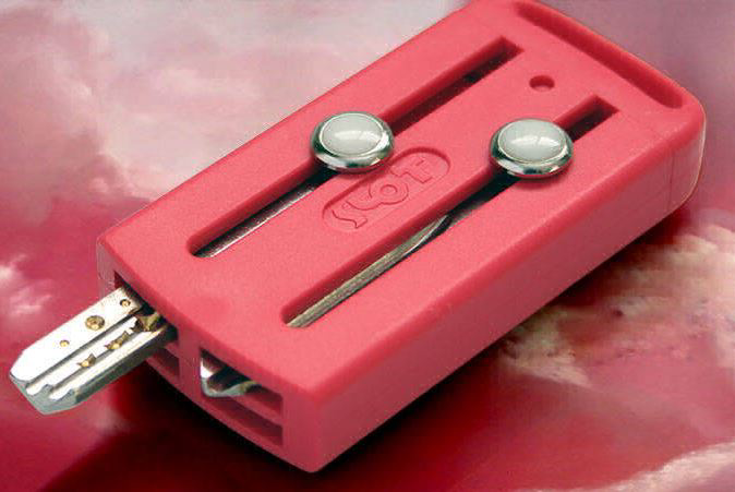 Slot Pembe Anahtarlık Anahtar Kabı 4 adet Boncuklu