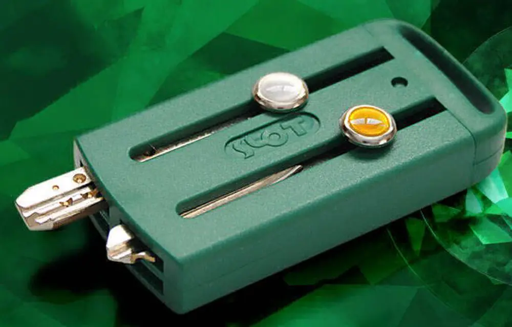 Slot Yeşil Anahtarlık Anahtar Kabı 4 adet Boncuklu