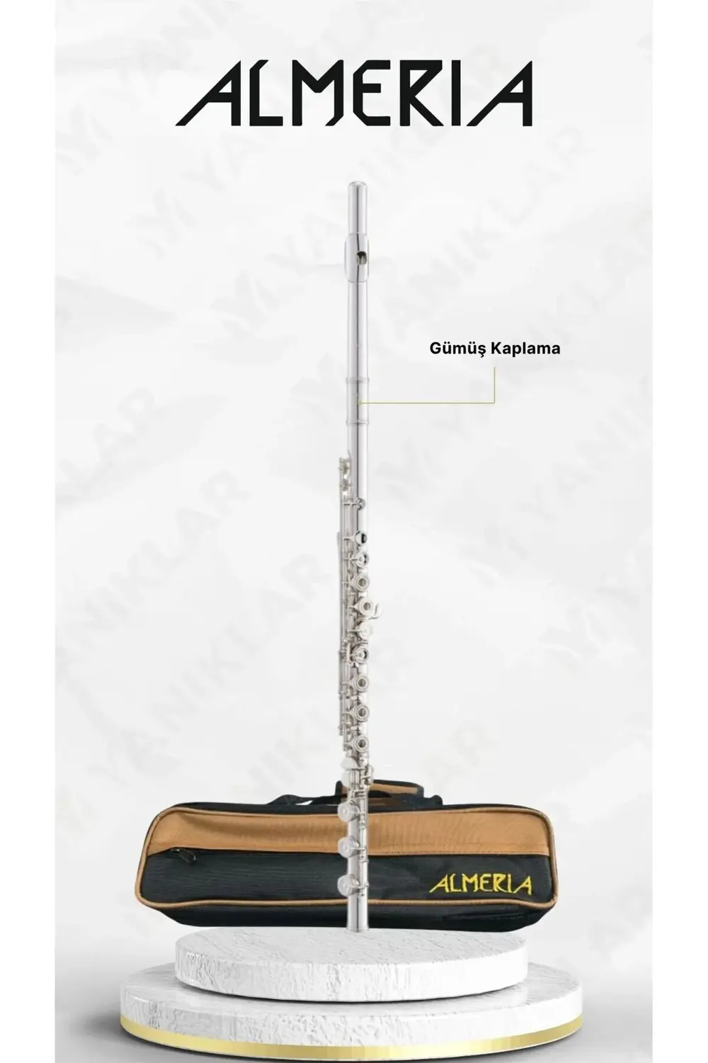 Slv312 Profesyonel Gümüş Kaplama Yan Flüt