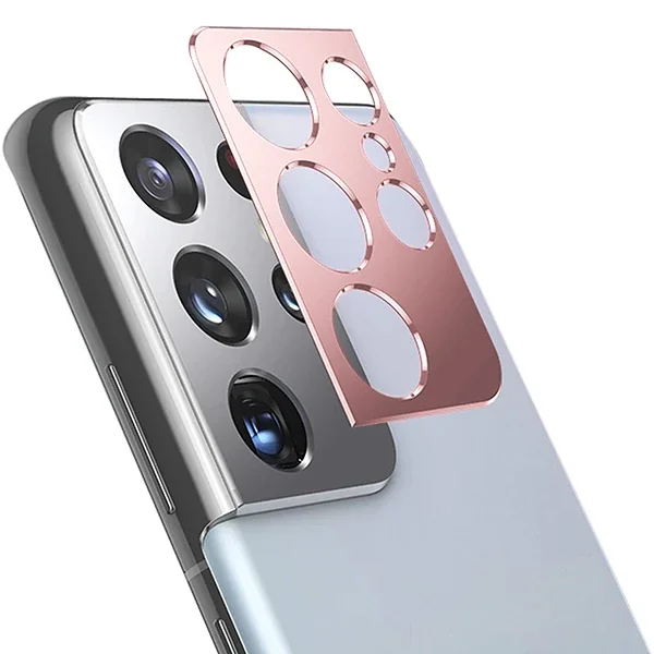 SM Galaxy S21 Ultra 3D Metal Kamera Koruyucu Metal Lens-1852 SM Galaxy S21 Ultra 3D Metal Kamera Koruyucu Metal Lens-1852